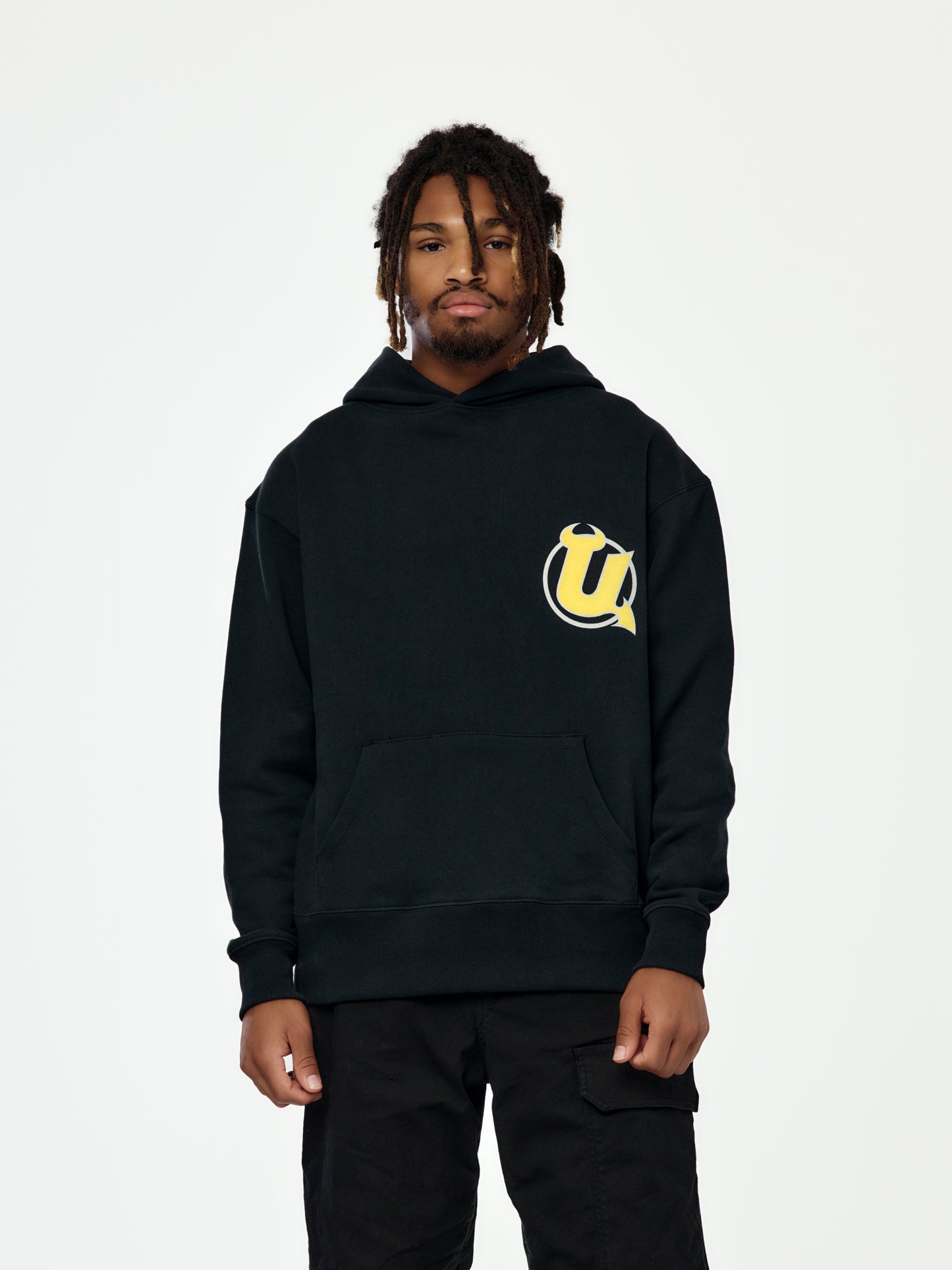 U Jersey Hood (True Black)