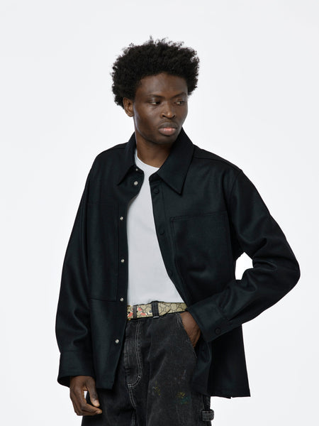 Jil Sander Boxy Over Shirt (Black) - UNION LOS ANGELES