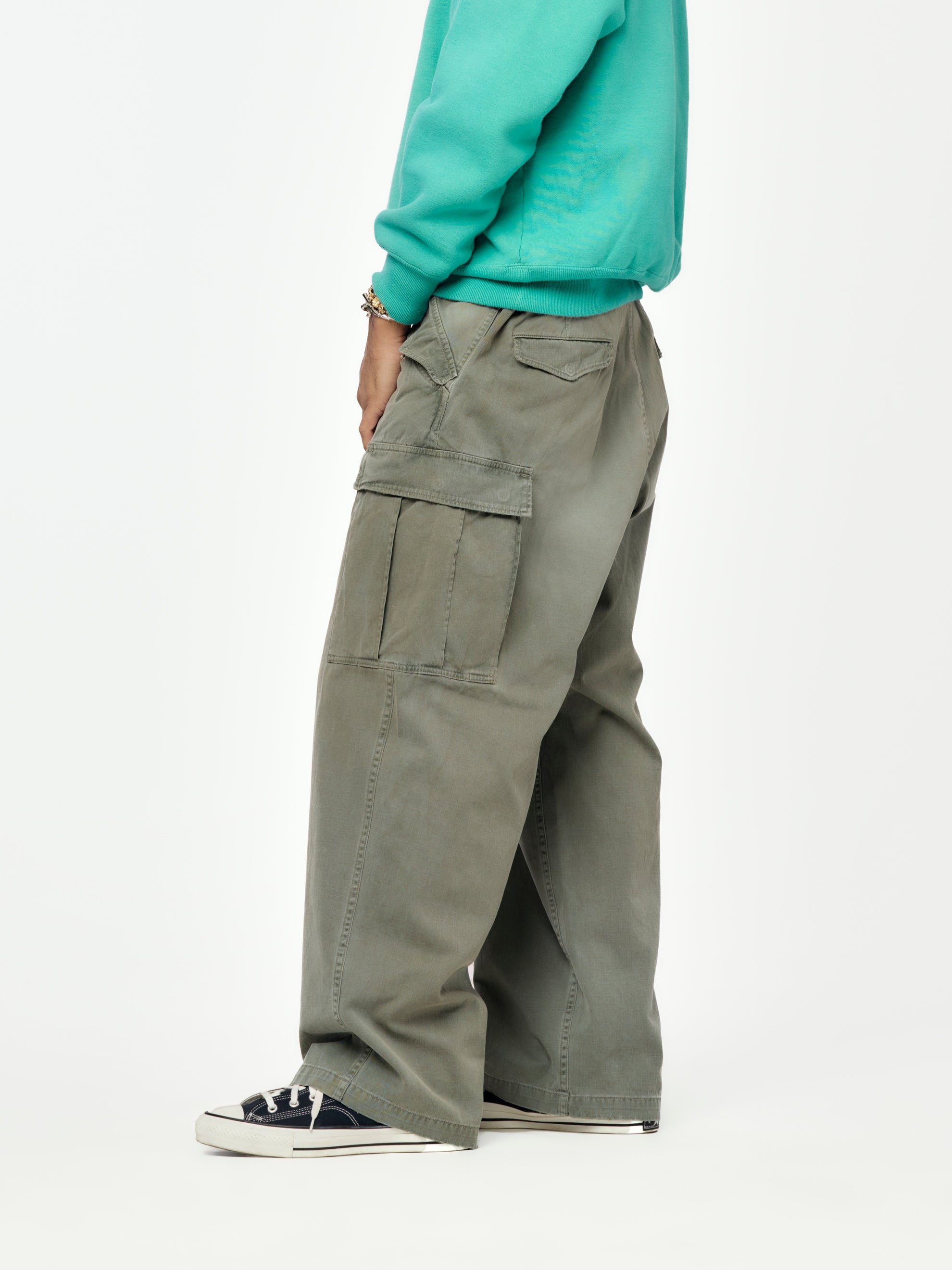 A.PRESSE VintageUSArmyM-51FieldPants ３ A.Presse: Men's Vintage Us Army M-51 Field Pan (Olive