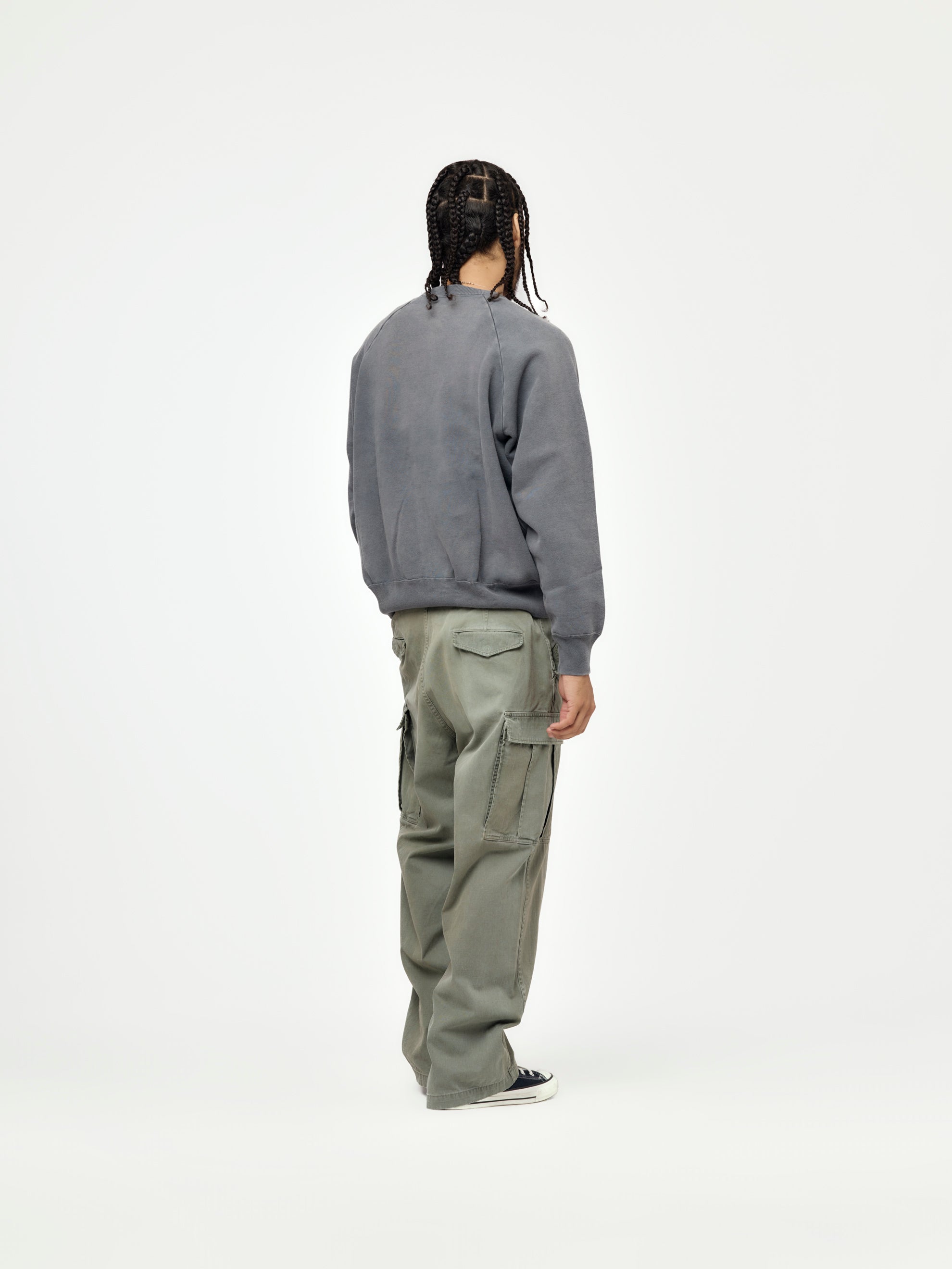 五十鈴工業  BC610-LA VINTAGE military gray A.PRESSE Vintage Sweatshirt (Gray) - UNION LOS ANGELES