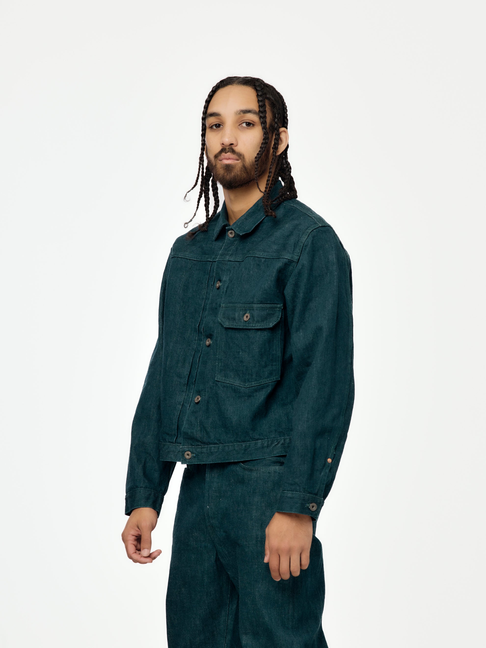 ジャケット・アウター kapital denim jacket Kapital No.4 Plant Dye Denim 1St JKT NO4 - UNION LOS ANGELES