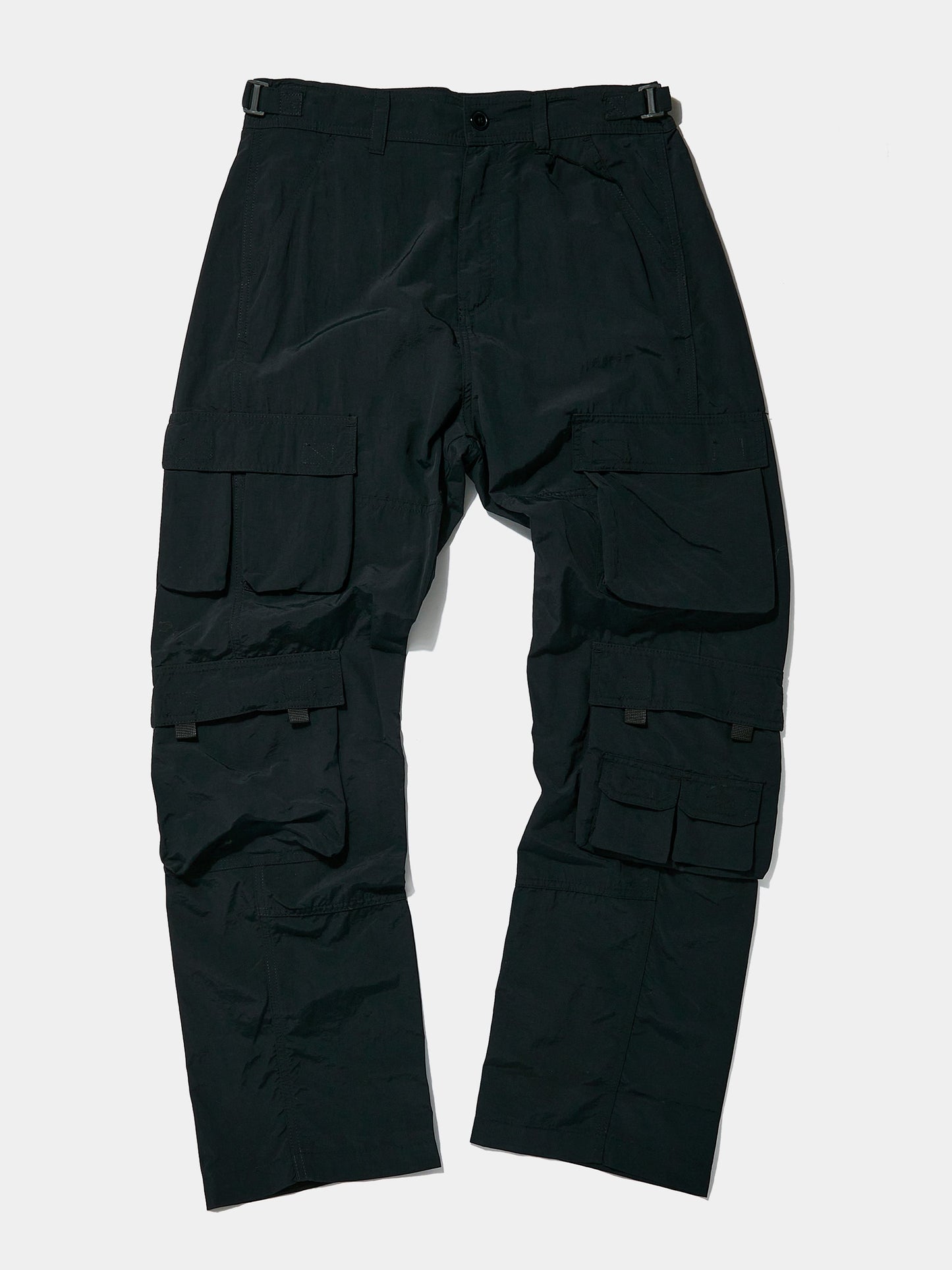 Twist Seam Cargo Trouser (Black)