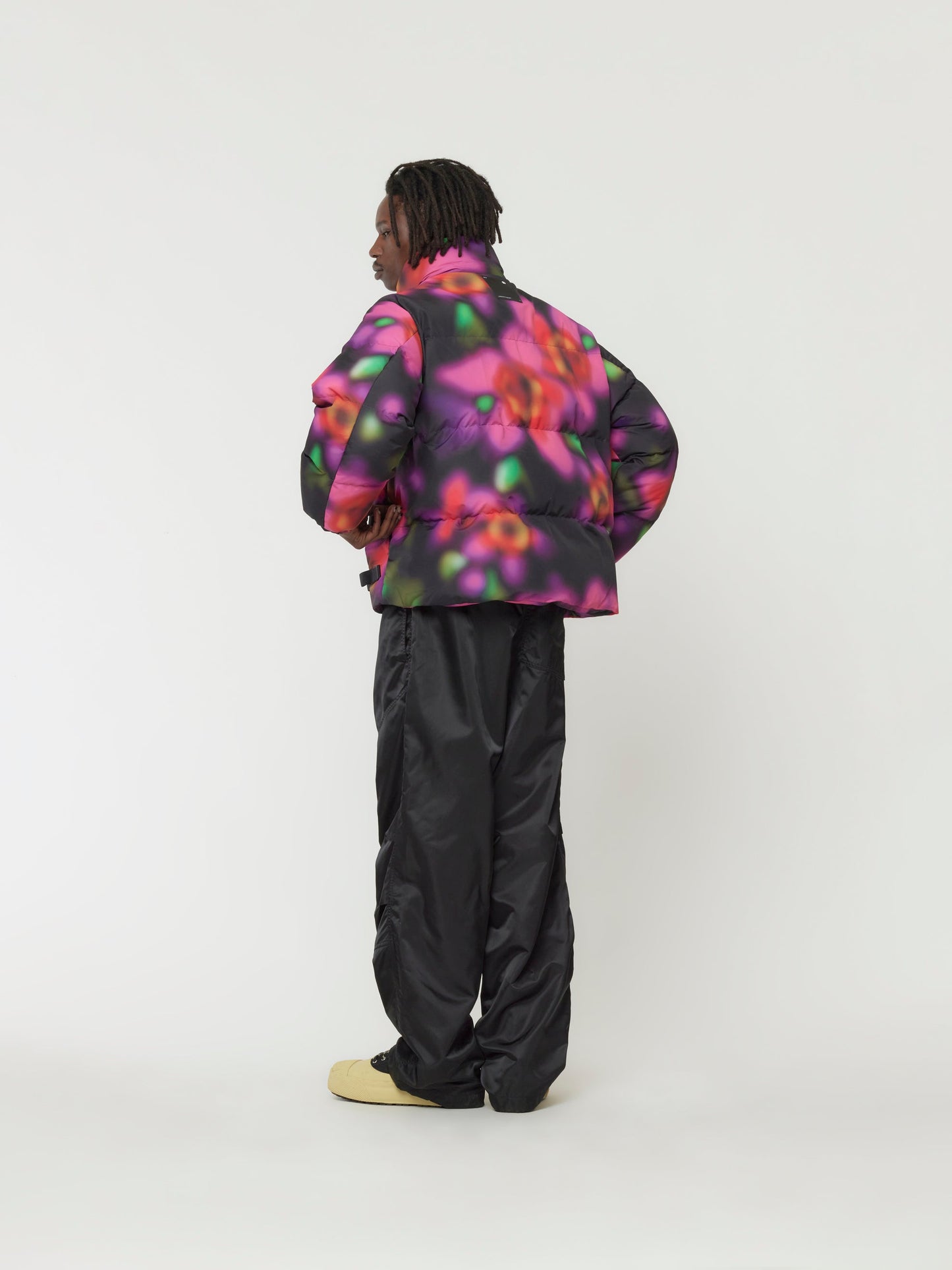 BLURRED TRACE JACKET (Berry)