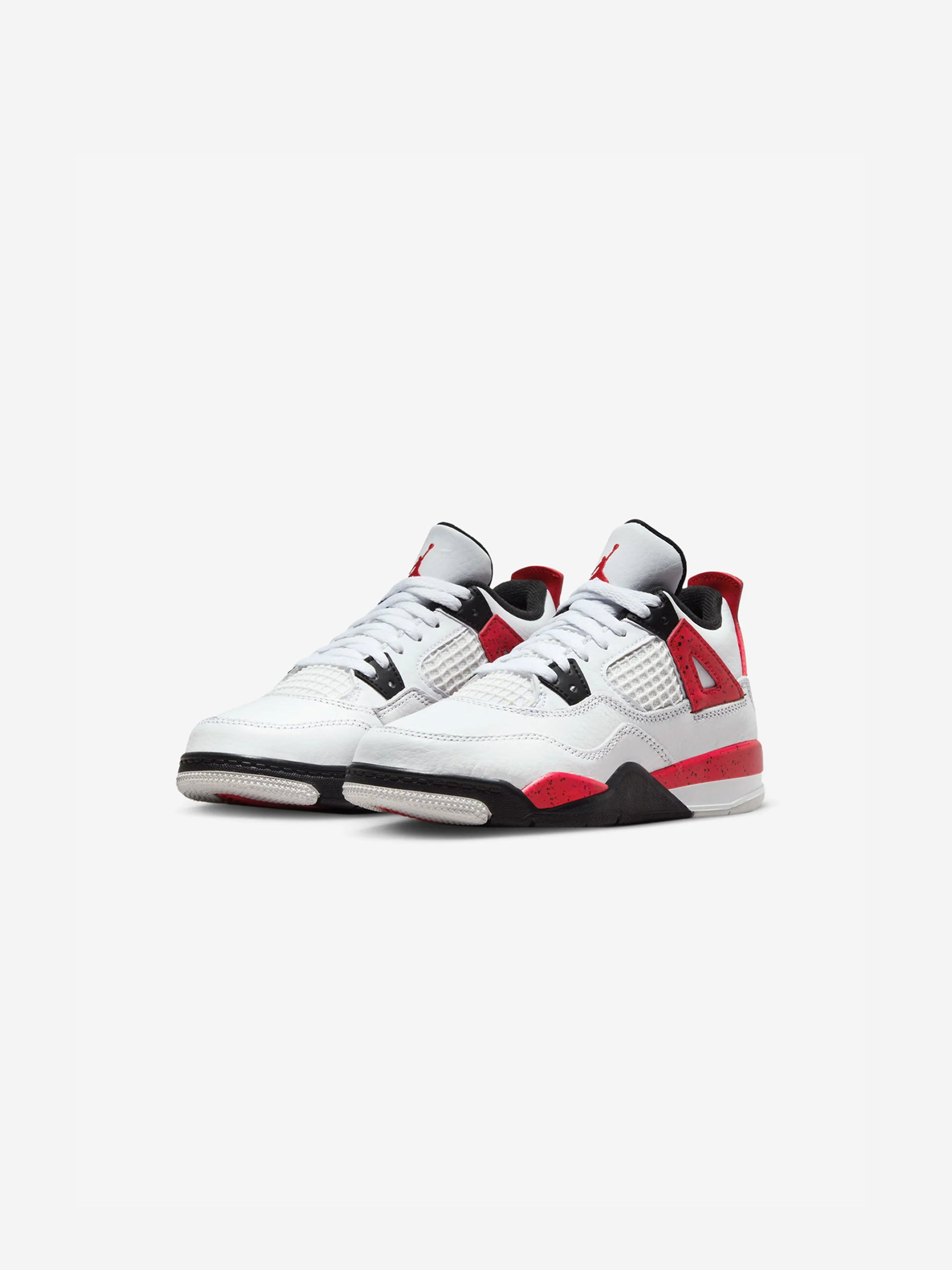 PS Jordan 4 Retro (White/Fire Red-Black-Neutral Grey)