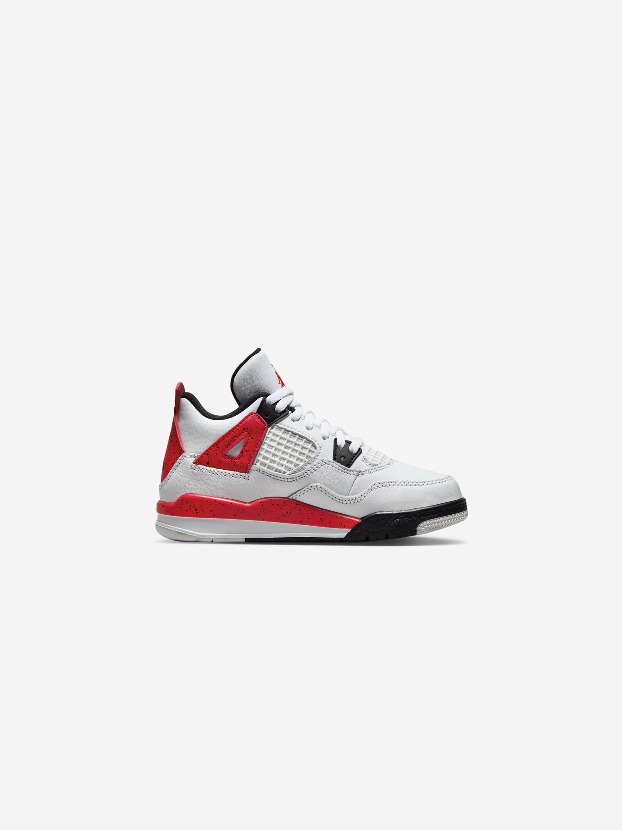 PS Jordan 4 Retro (White/Fire Red-Black-Neutral Grey)