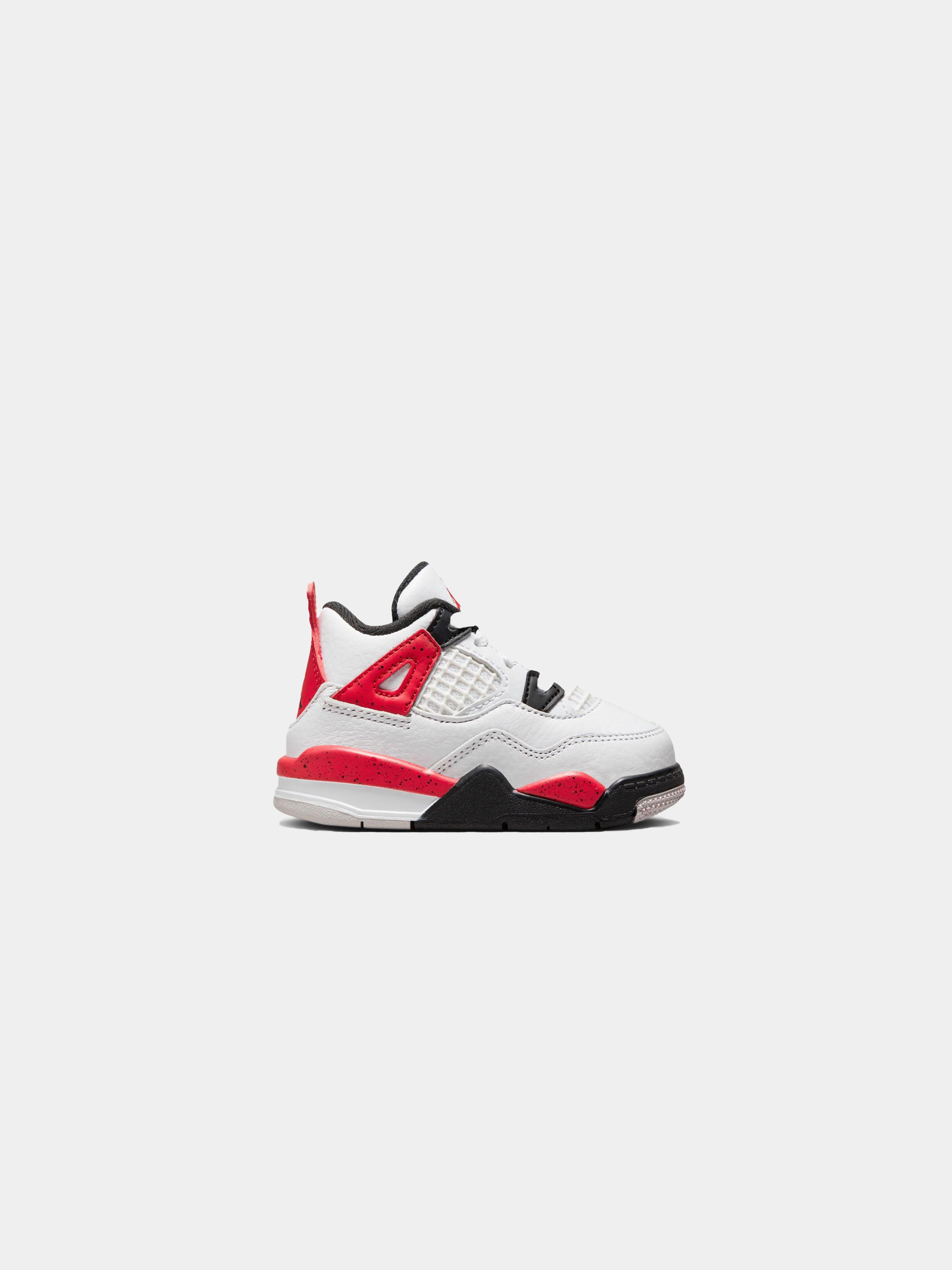 TD Jordan 4 Retro  (White/Fire Red-Black-Neutral Grey)