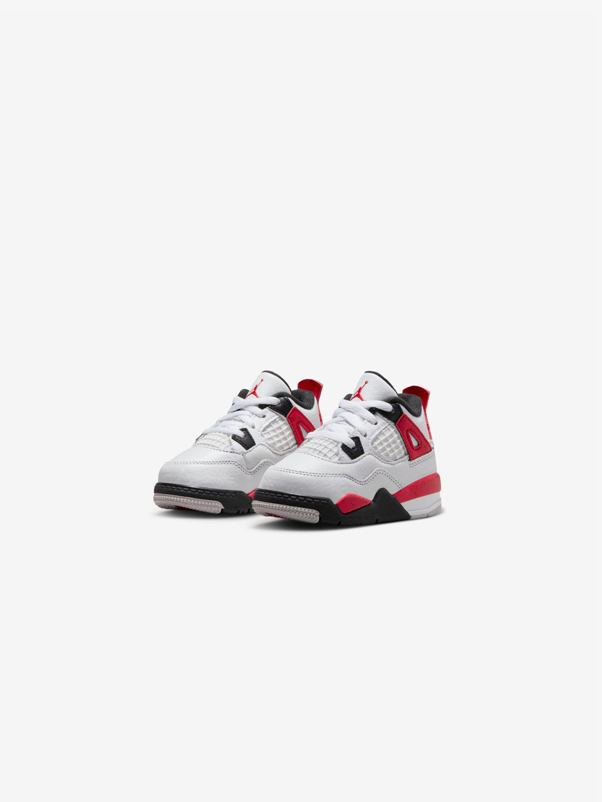 TD Jordan 4 Retro  (White/Fire Red-Black-Neutral Grey)