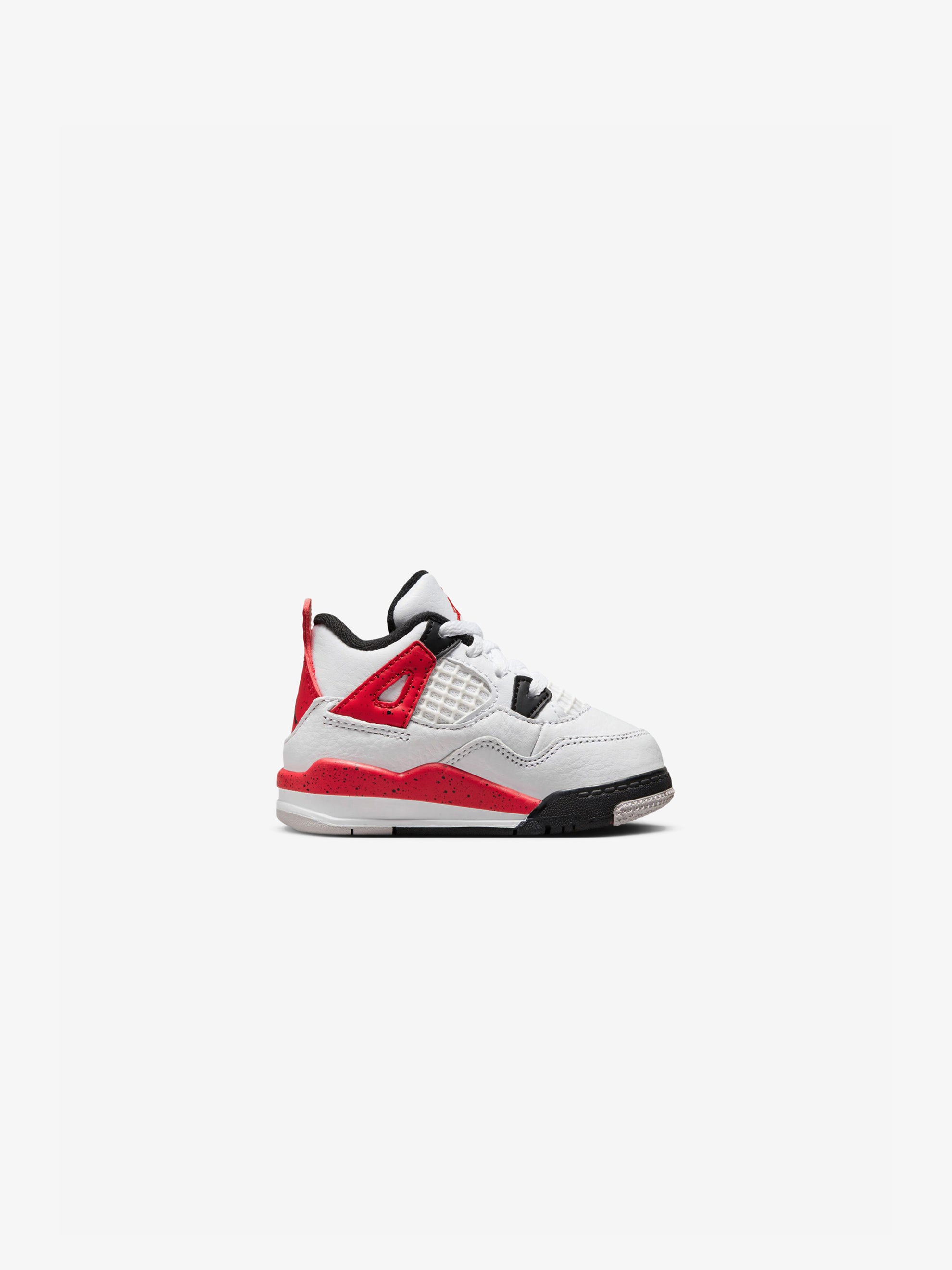 TD Jordan 4 Retro  (White/Fire Red-Black-Neutral Grey)