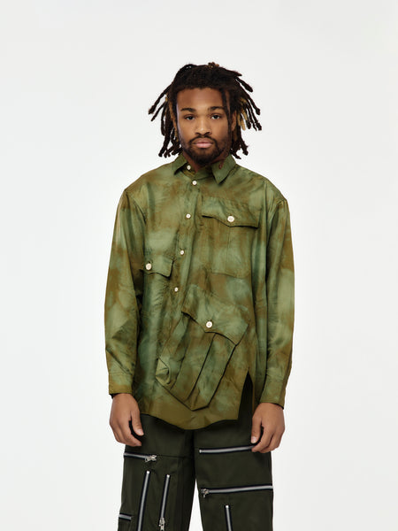 Comme Des Garcons Homme Plus MEN'S SHIRT (KHAKI) - UNION LOS ANGELES