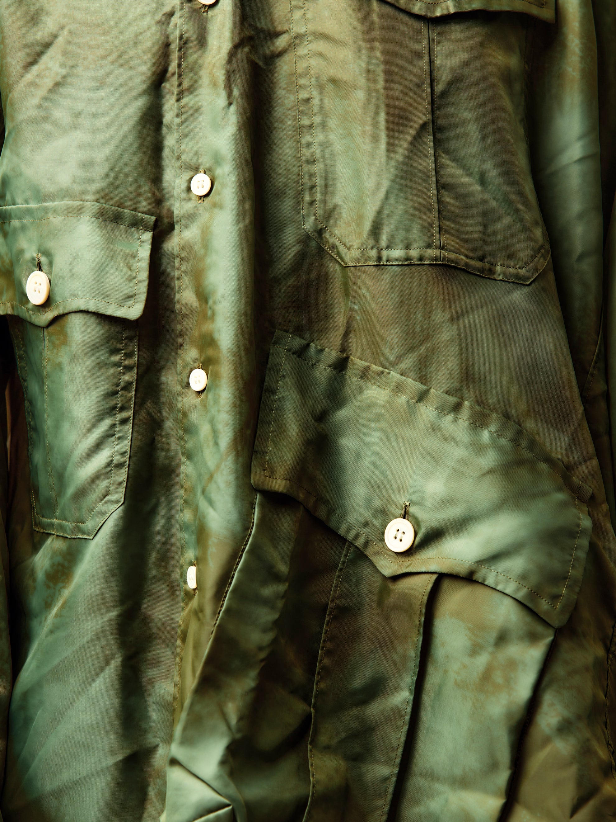 COMME des GARCONS カーキシャツ Comme Des Garcons Homme Plus MEN'S SHIRT (KHAKI) - UNION LOS ANGELES