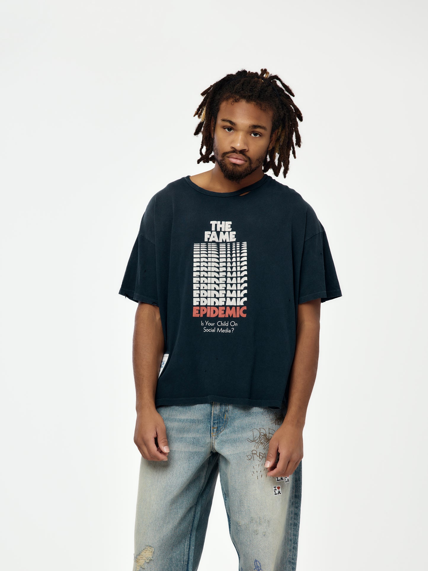 Fame Epidemic Tee (Vintage Black)