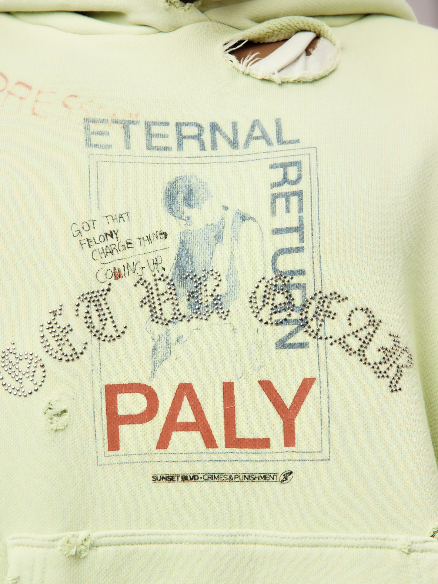 Eternal Return Hooded Sweatshirt (Light Green)