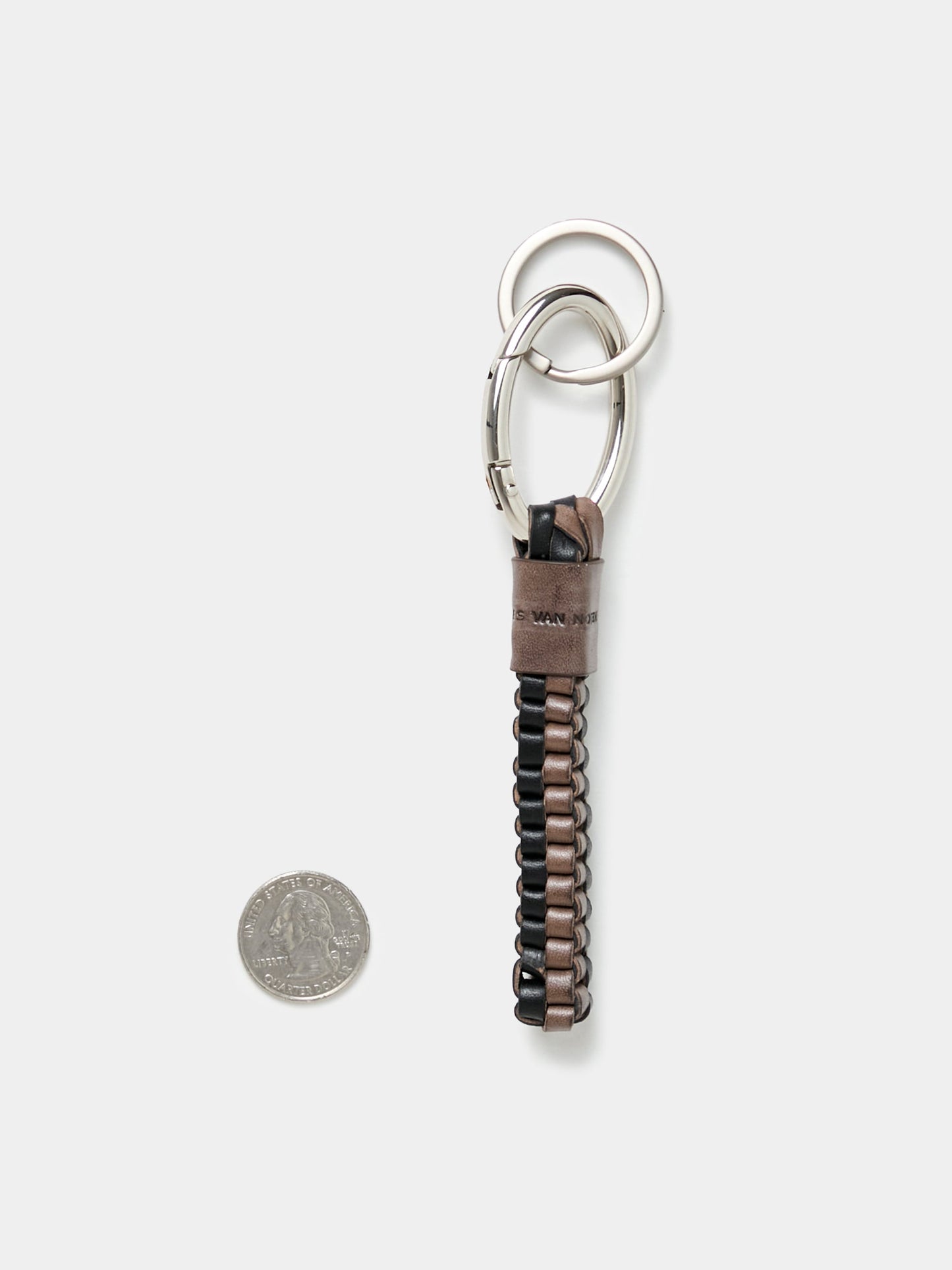 Leather Key Holder (Taupe)