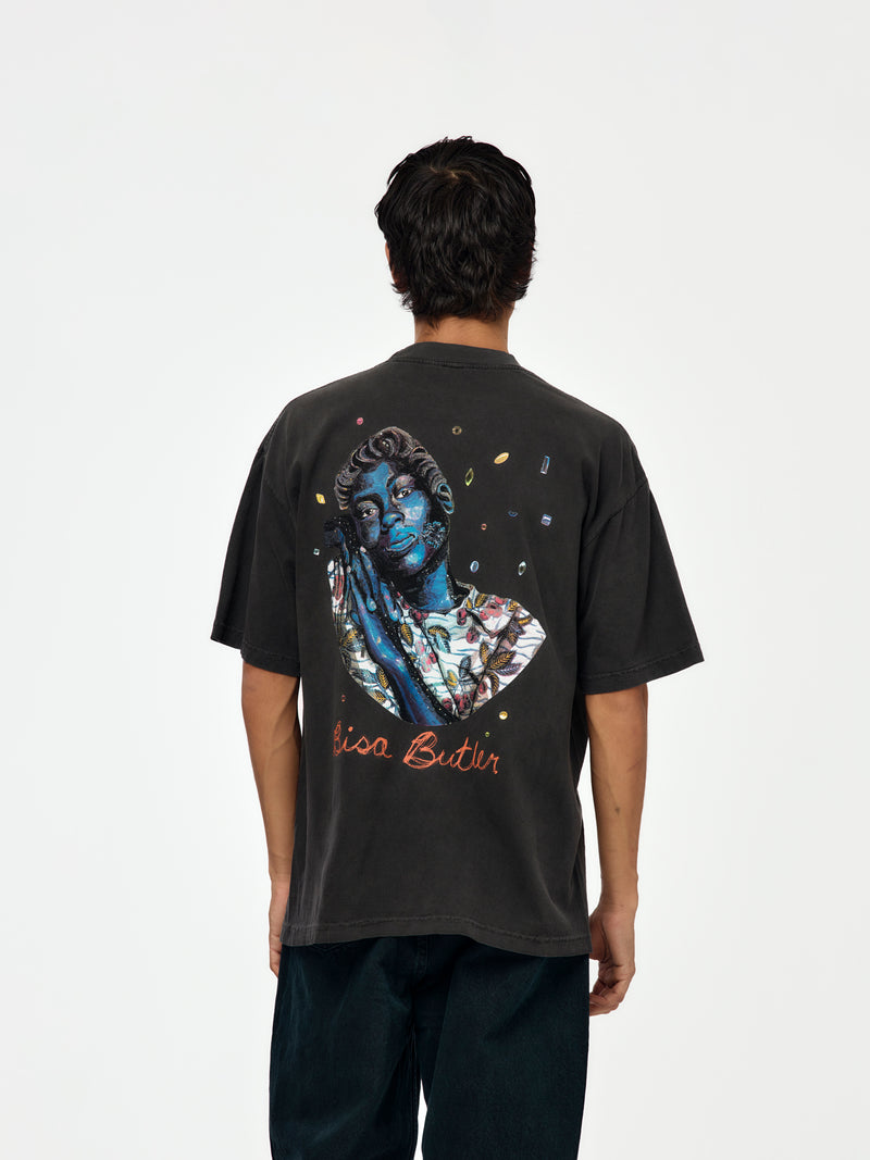 UN BISA PORTRAIT TEE (VINTAGE BLACK)