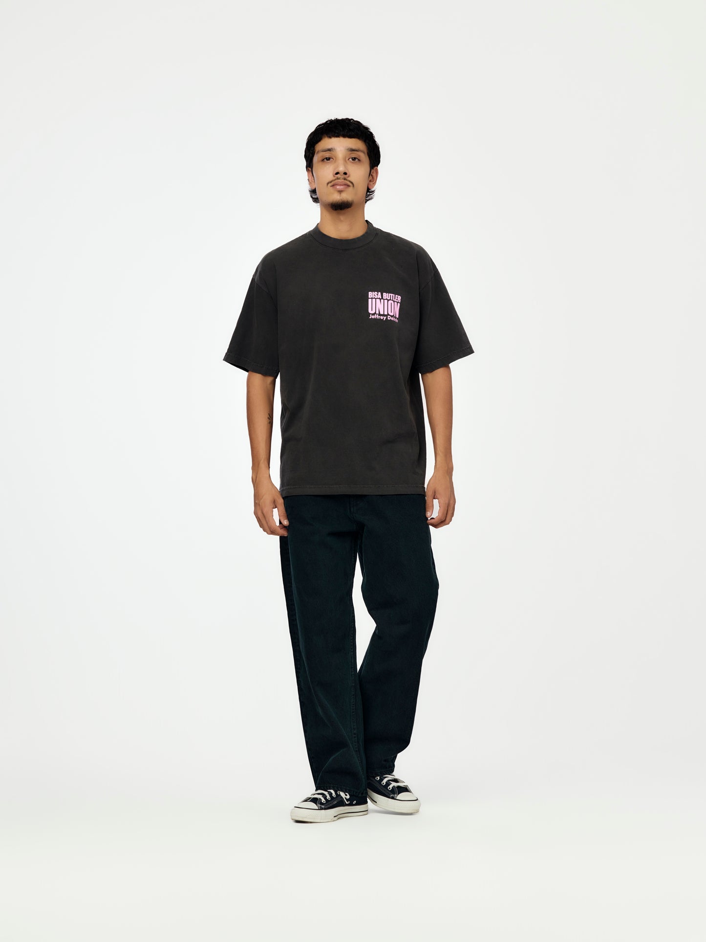 BISA FRONT TEE (VINTAGE BLACK)