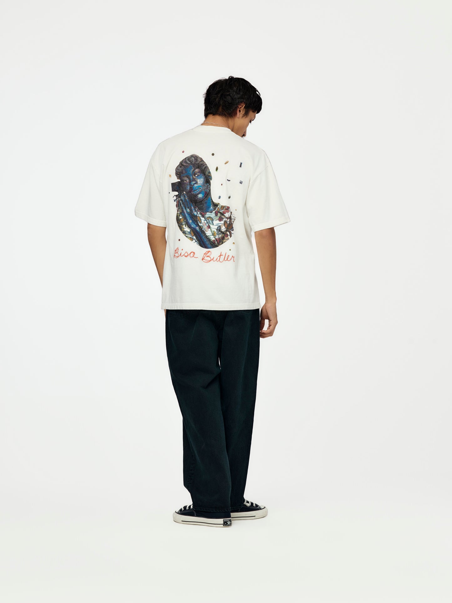 UN BISA PORTRAIT TEE (OFF WHITE)