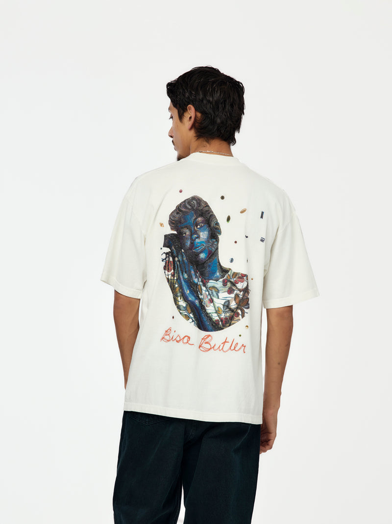 UN BISA PORTRAIT TEE (OFF WHITE)