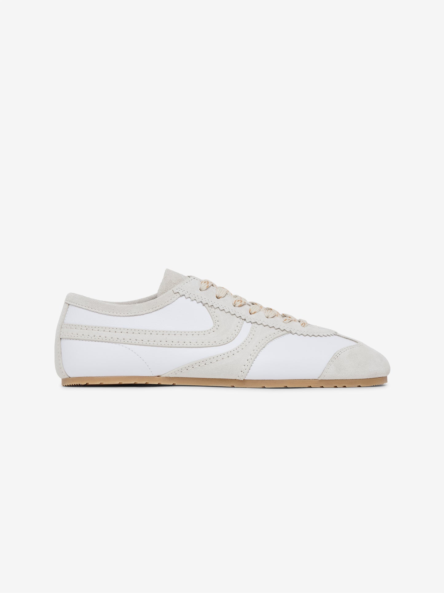 Calf Leather Sneakers (White)