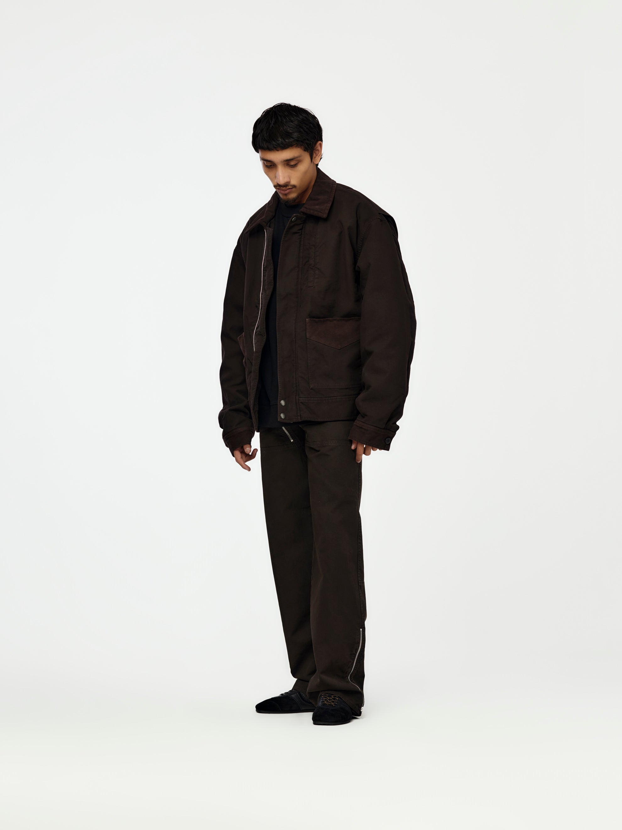 Dries Van Noten Veperny Tris GD 2101 M.W. Jacket (Brown) - UNION