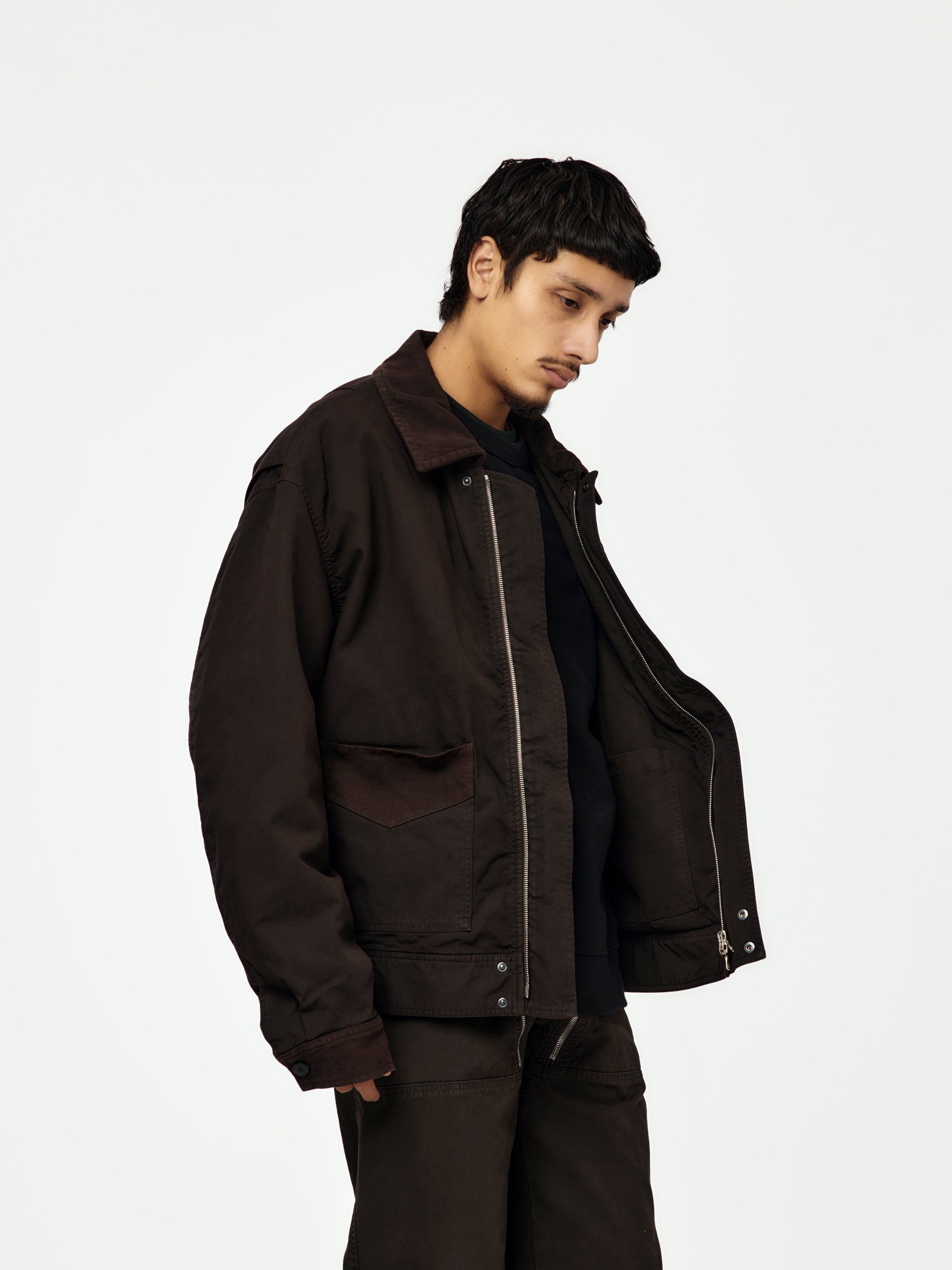 Dries Van Noten Veperny Tris GD 2101 M.W. Jacket (Brown) - UNION