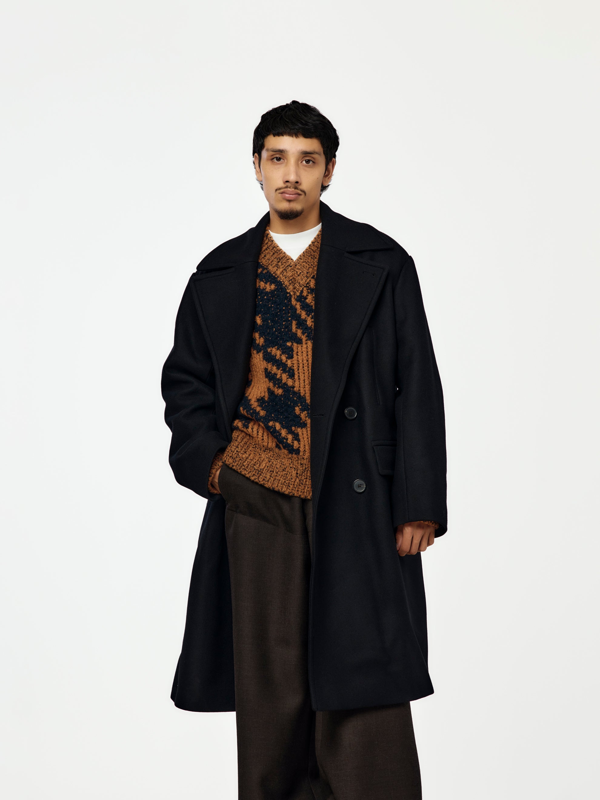 Dries Van Noten Racos 2216 M.W. Coat (Black) - UNION LOS ANGELES
