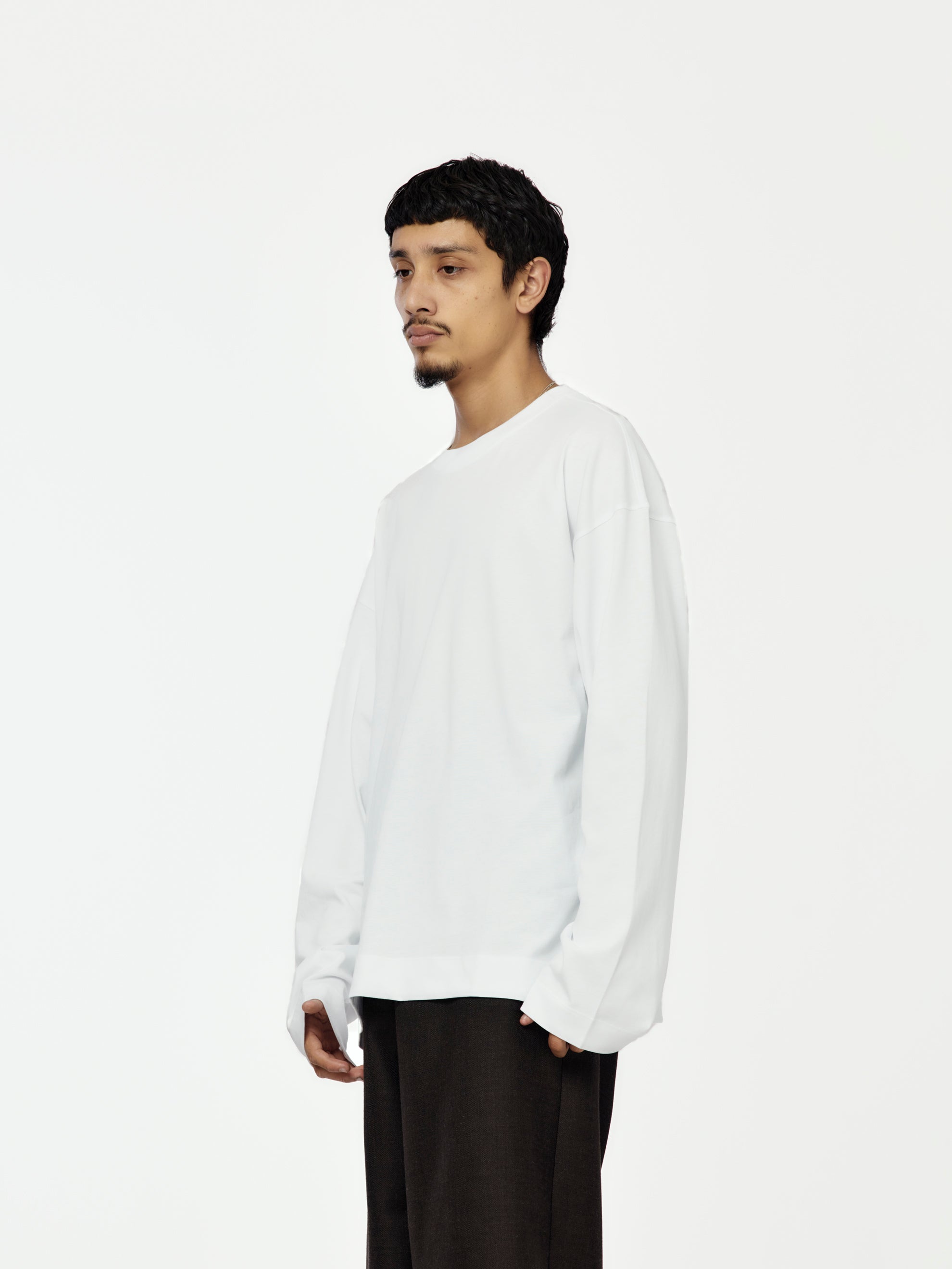Dries Van Noten Hegland 2603 M.K. LS T-Shirt (White) - UNION