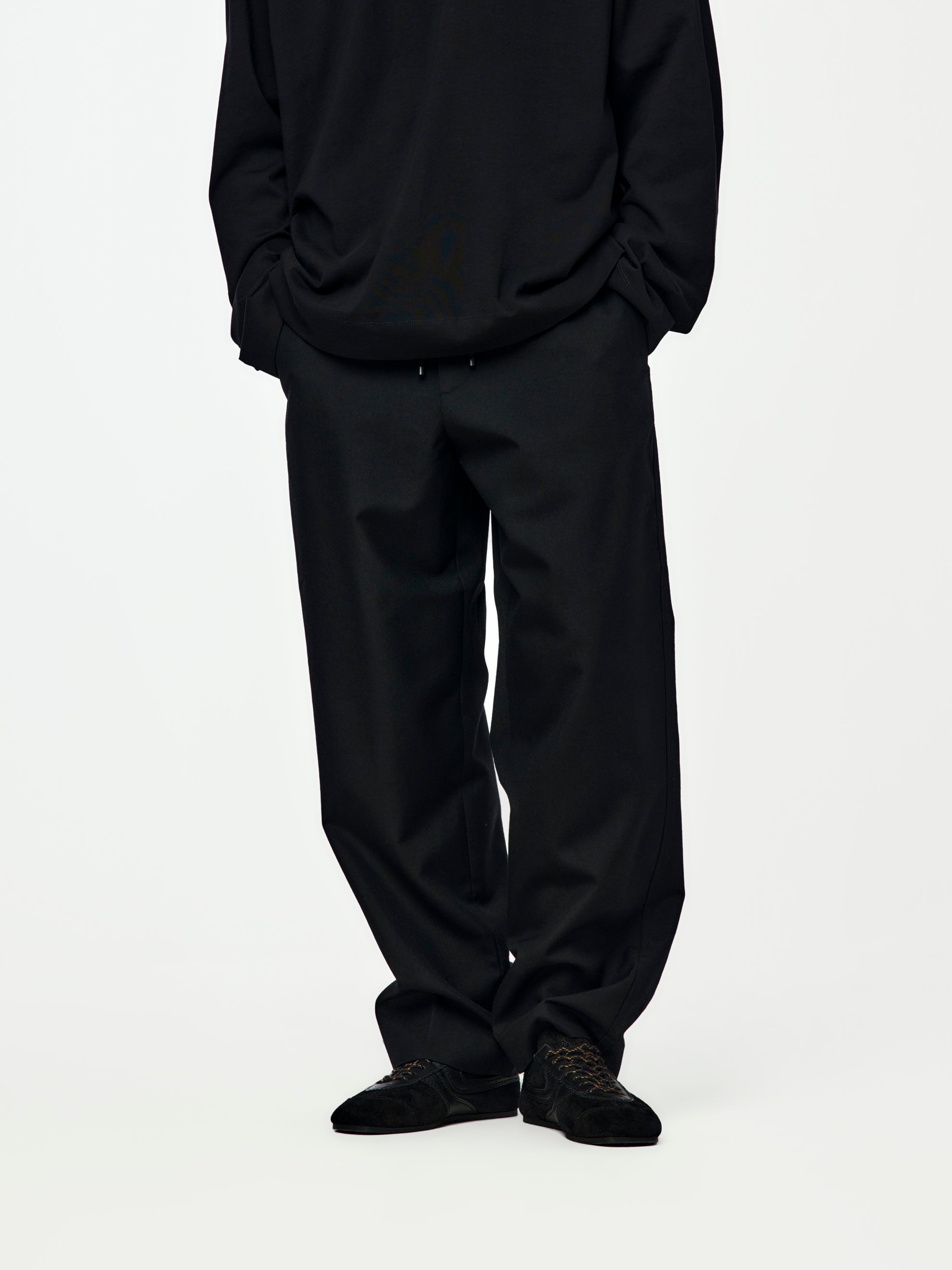 dries van noten スラックス Dries Van Noten Penny 2310 M.W. Pants (Black) - UNION LOS