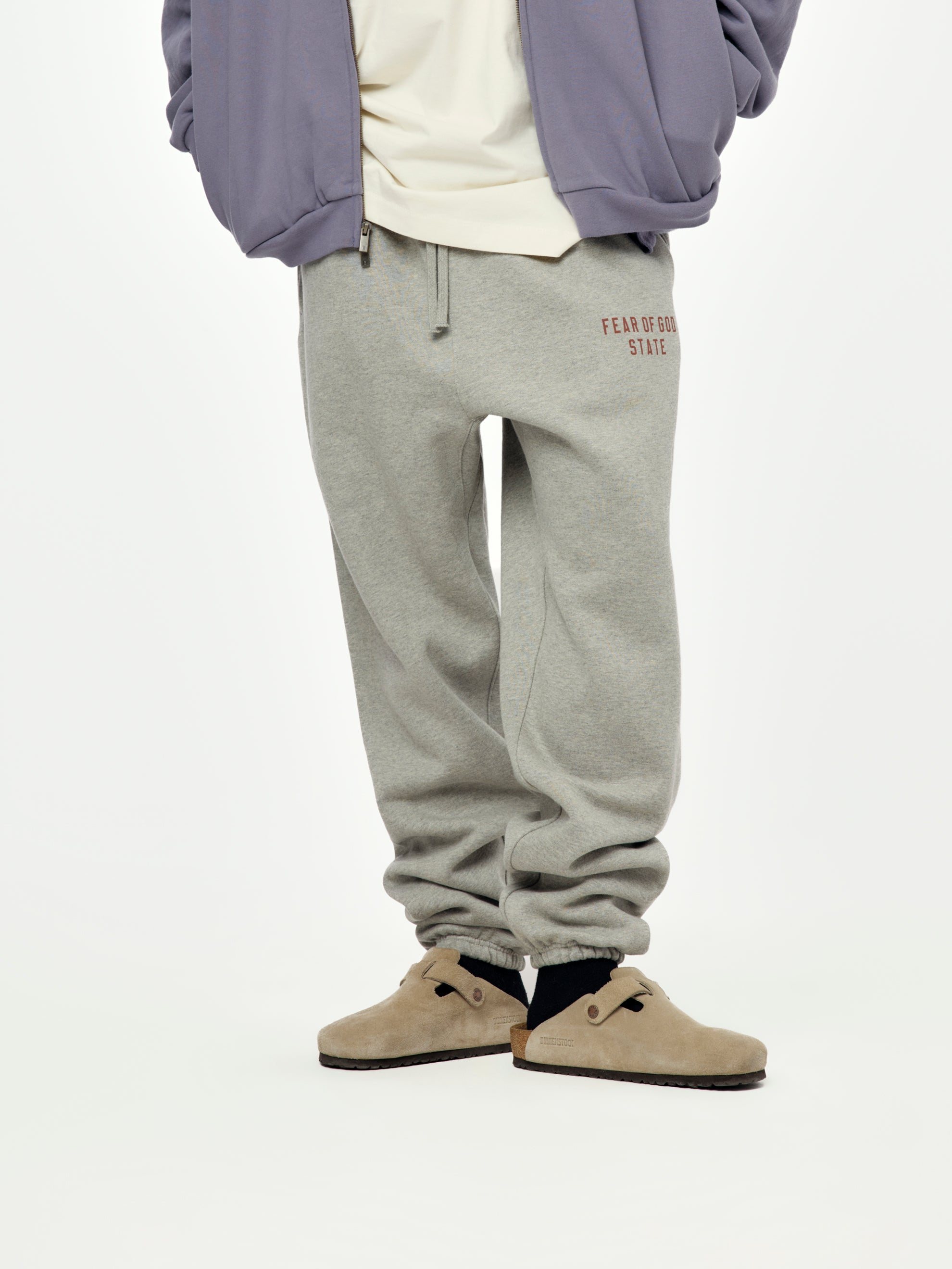 Fleece Essential Sweatpant (Dark Heather)