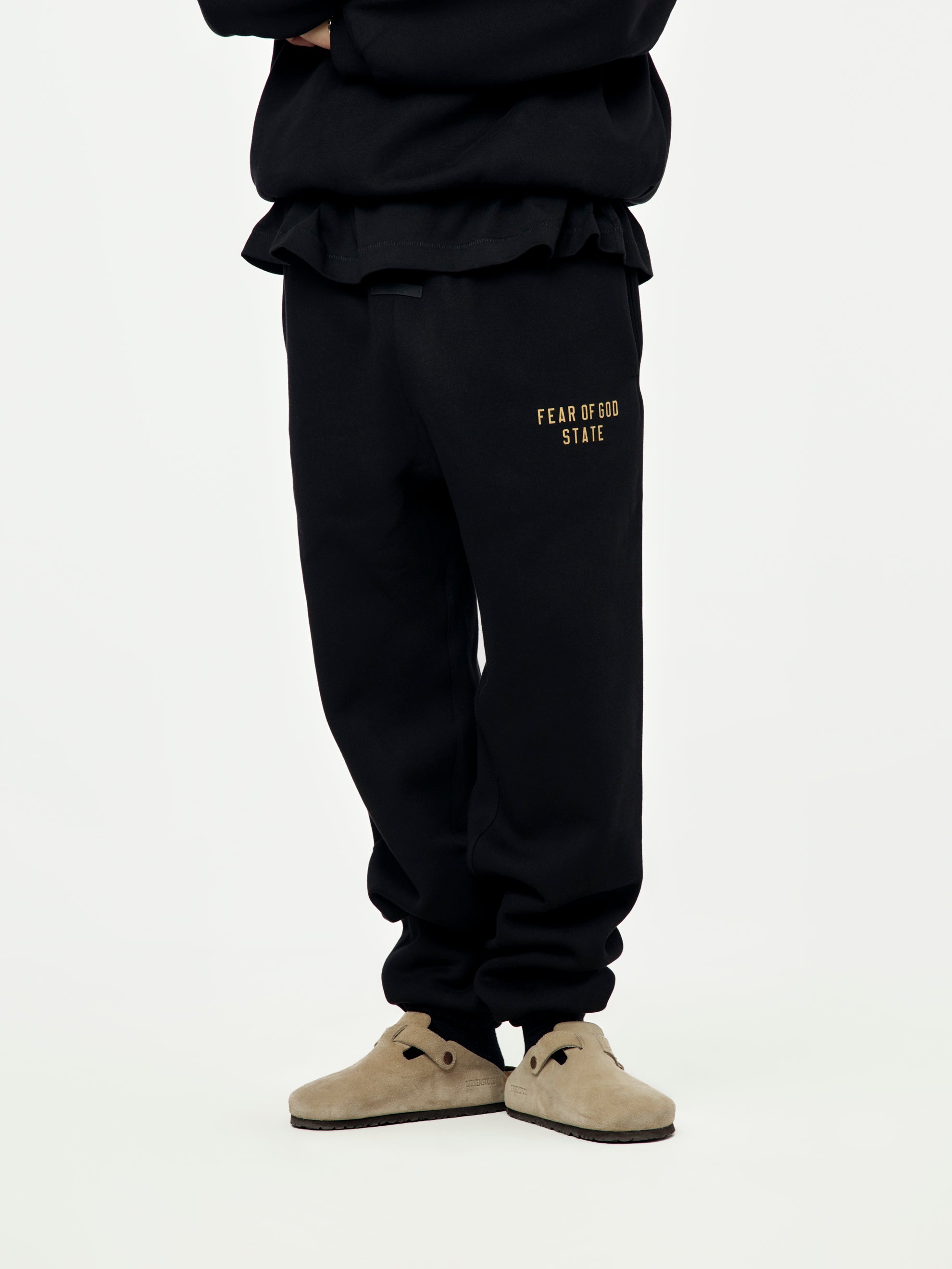 Essentials Fleece Essential Sweatpant (Blk) - UNION LOS ANGELES