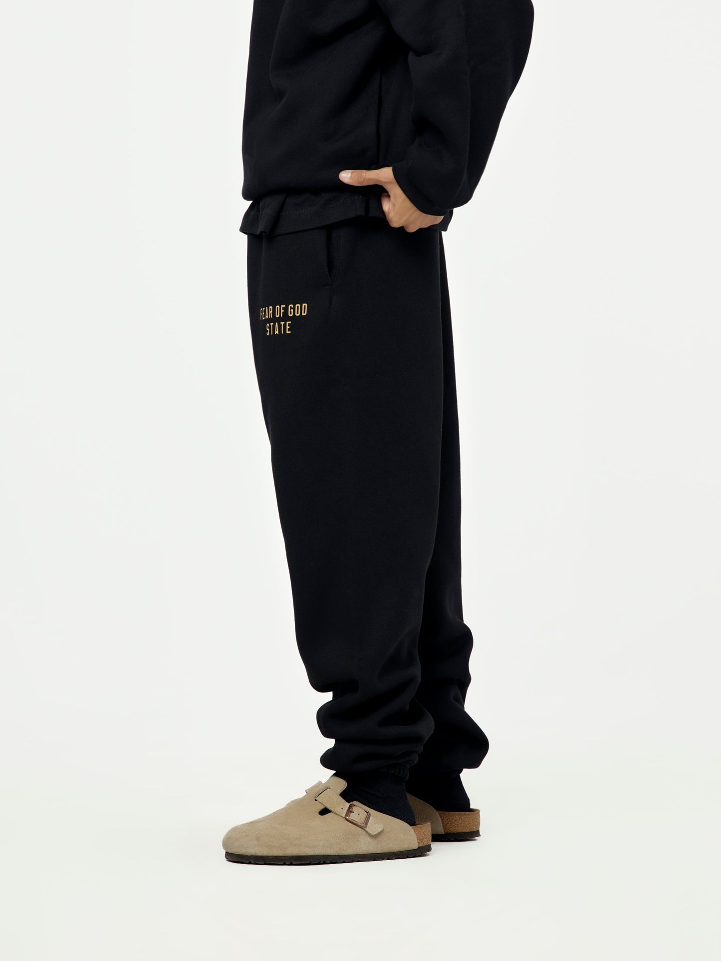 Fleece Essential Sweatpant (Blk)