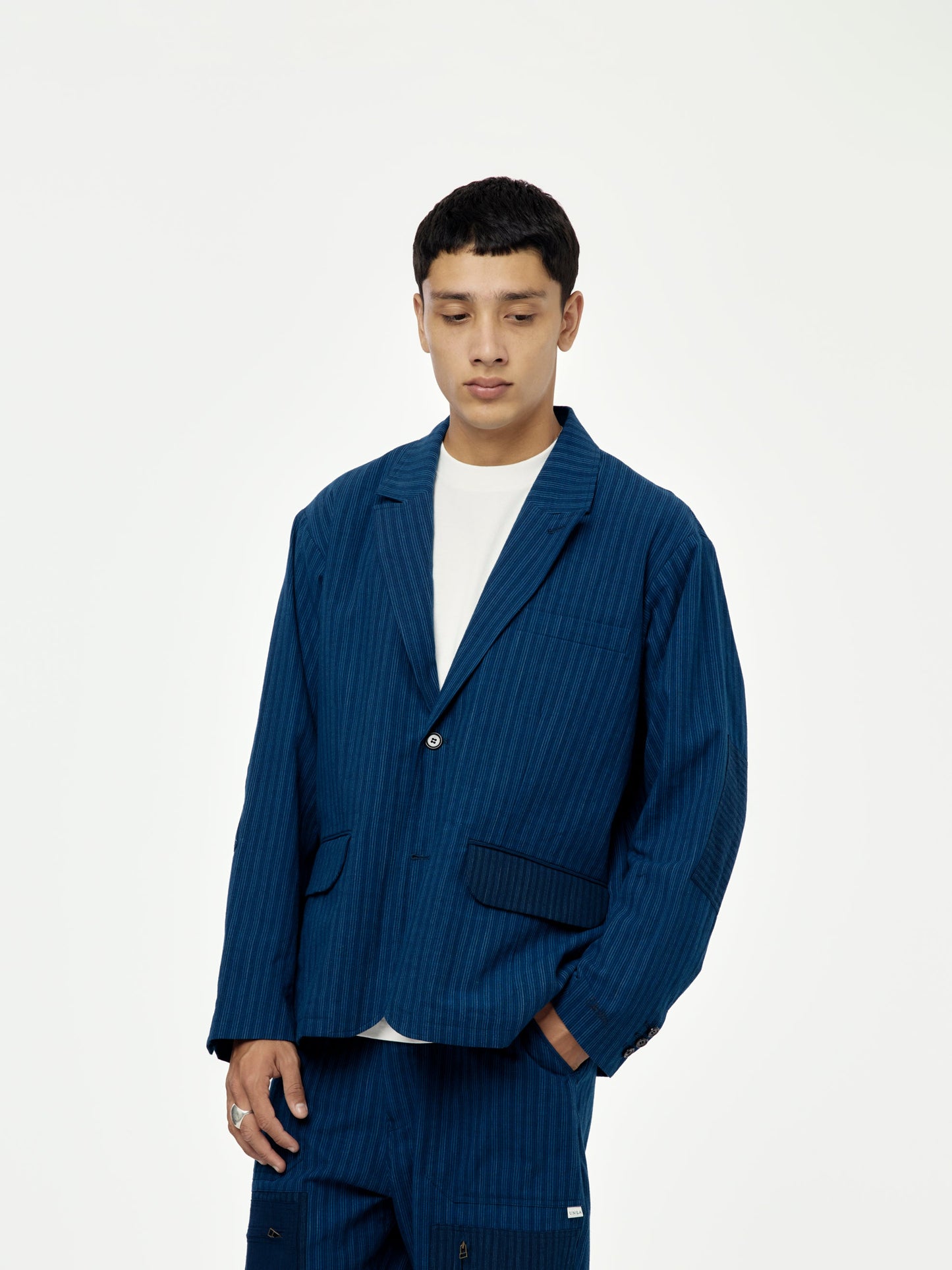 Yuge Fabric Pentz Coat (Navy)