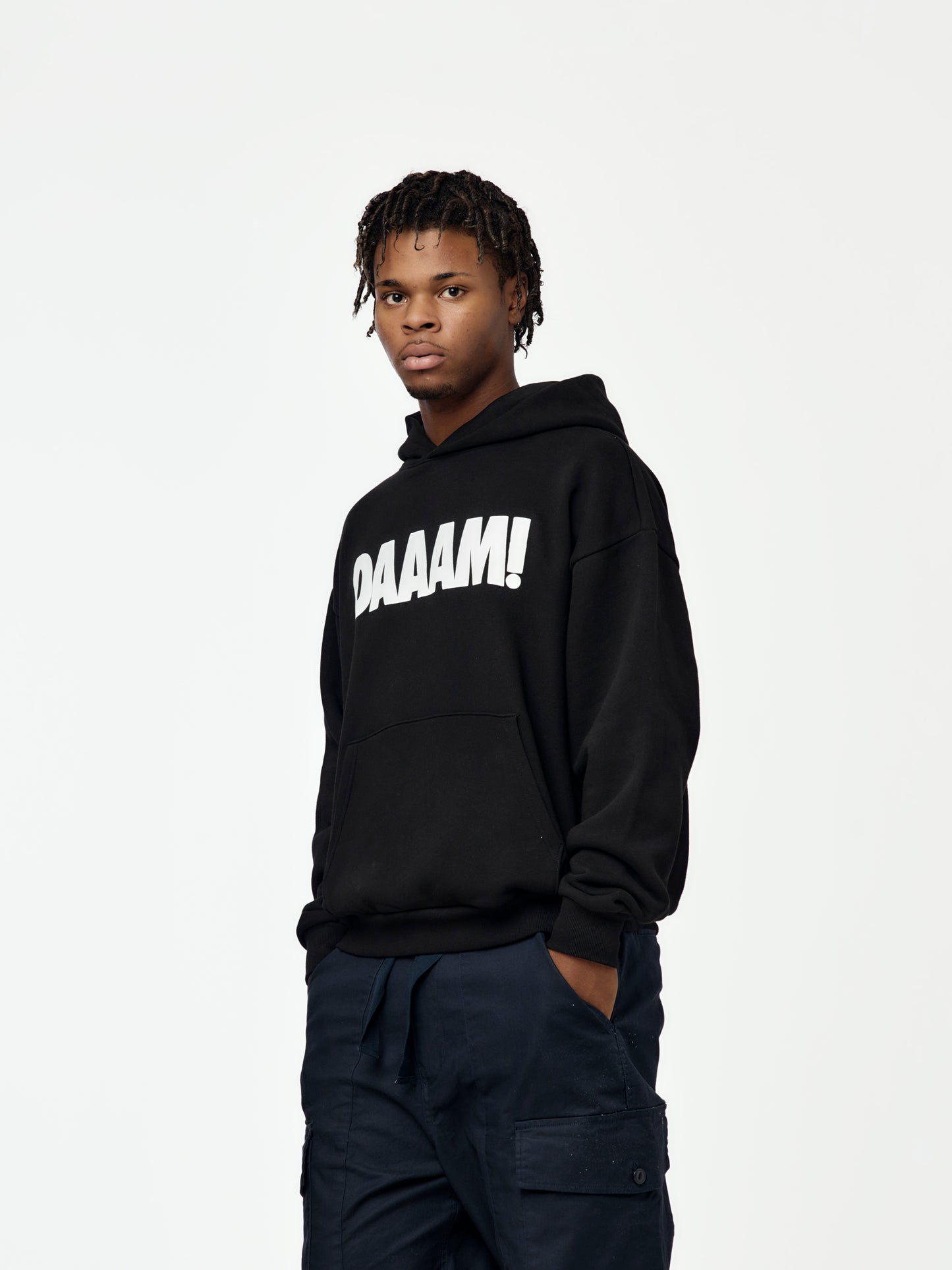PATTA DAAMN HOODIE (BLACK)