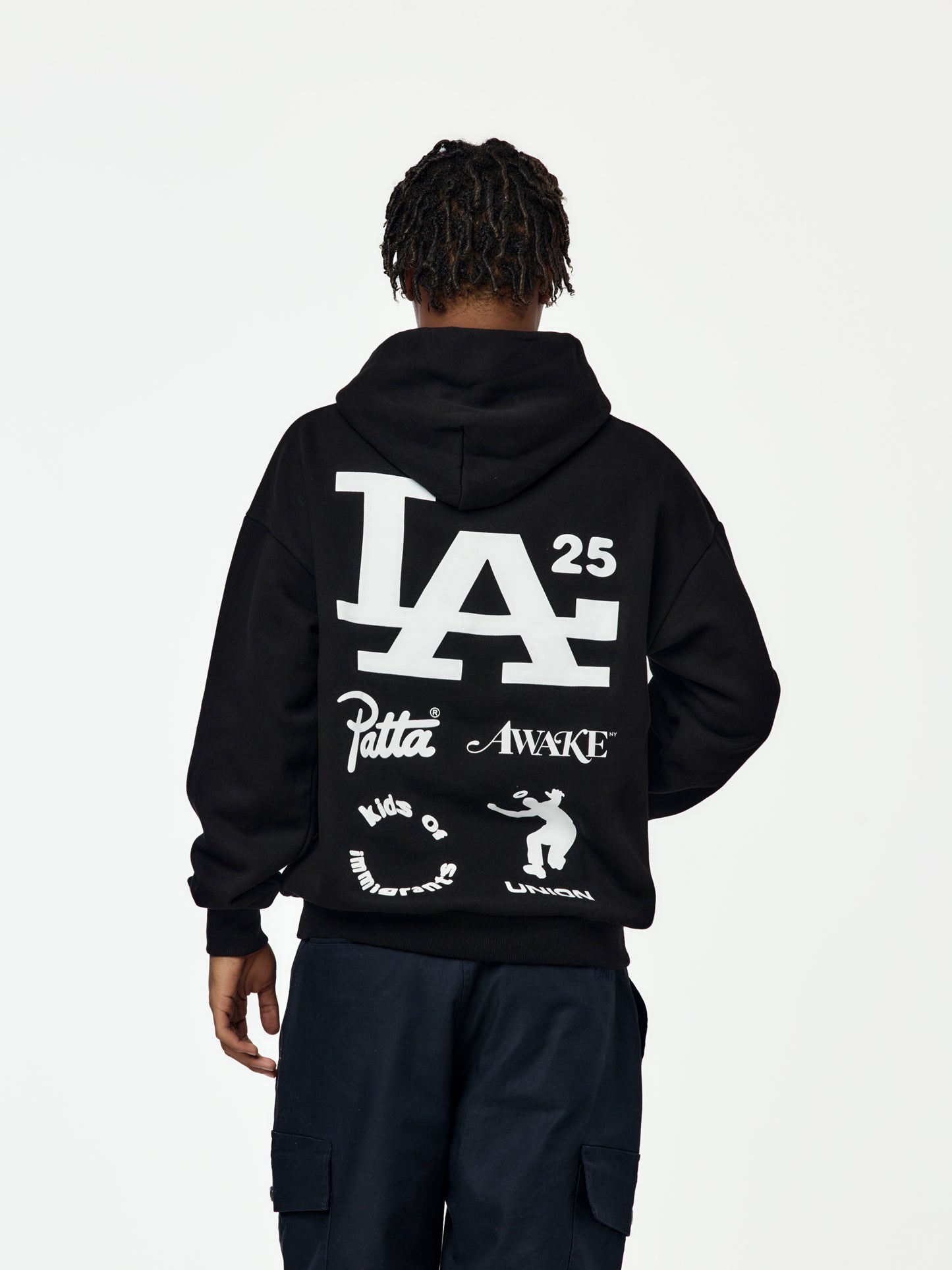 PATTA DAAMN HOODIE (BLACK)