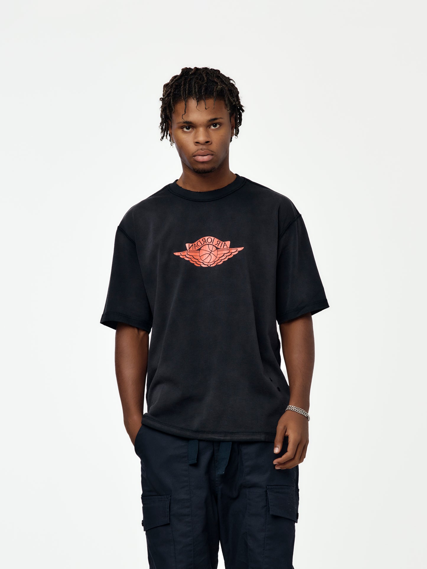 Jordan Rare Air T-Shirt (BLACK/CHILE RED)