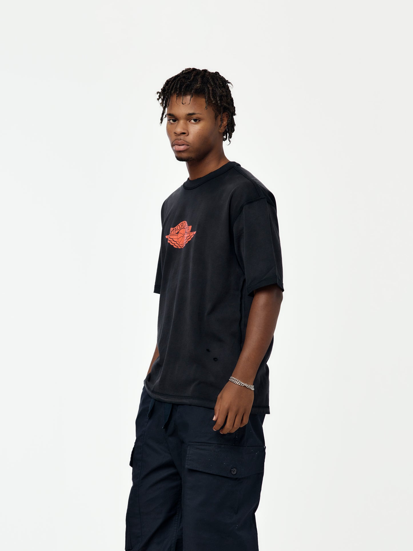 Jordan Rare Air T-Shirt (BLACK/CHILE RED)