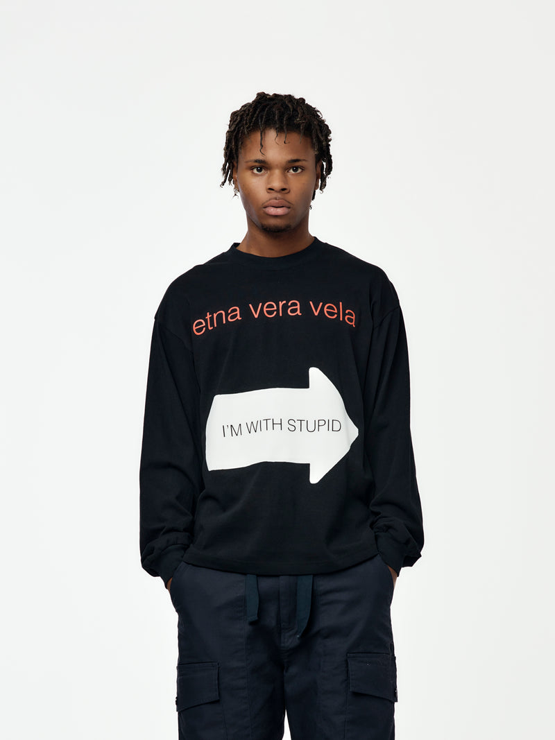 Etna Vera Vela L/S T-Shirt (Black)