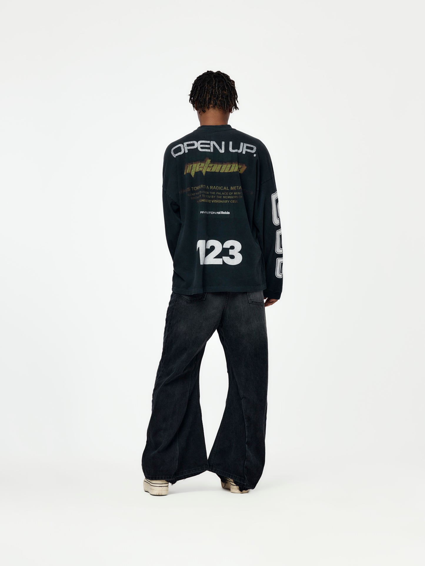 Metamoth Vintage LS Tee (Jet Black)