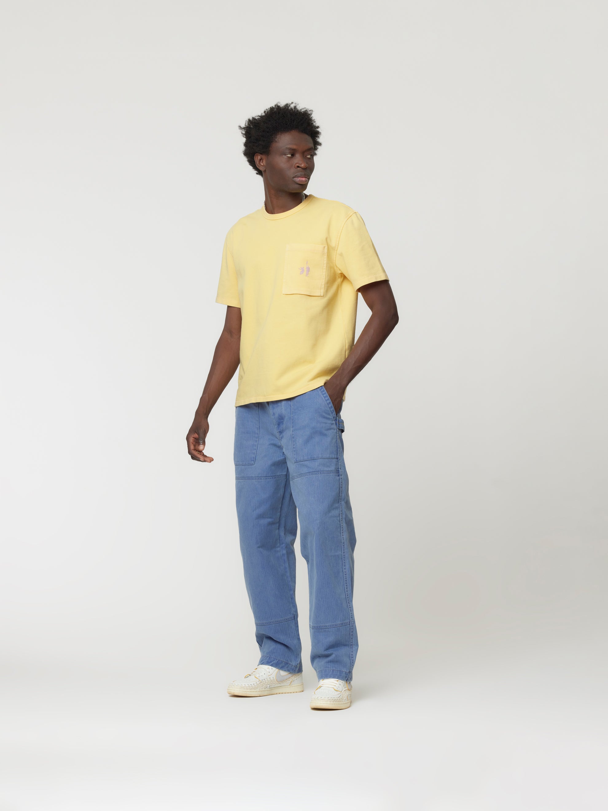 Union x J.Crew Rugby Jersey Tee (Golden Yellow/Pink)