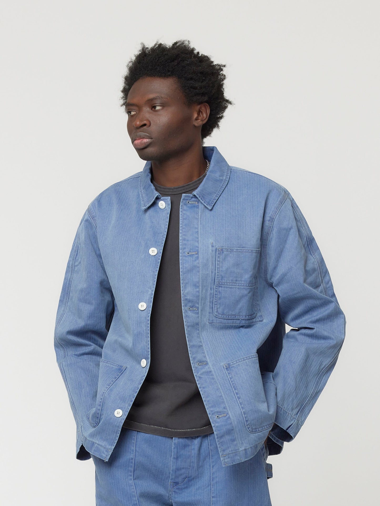 Union x J.Crew Chore Coat (Vintage Blue)