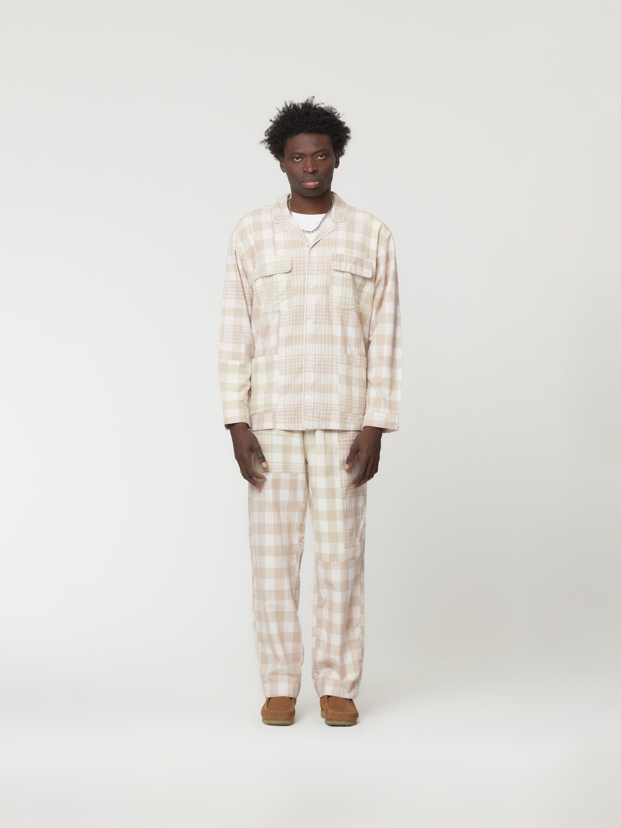 Union x J.Crew Pajama Shirt (Millo Sashiko/Gold)