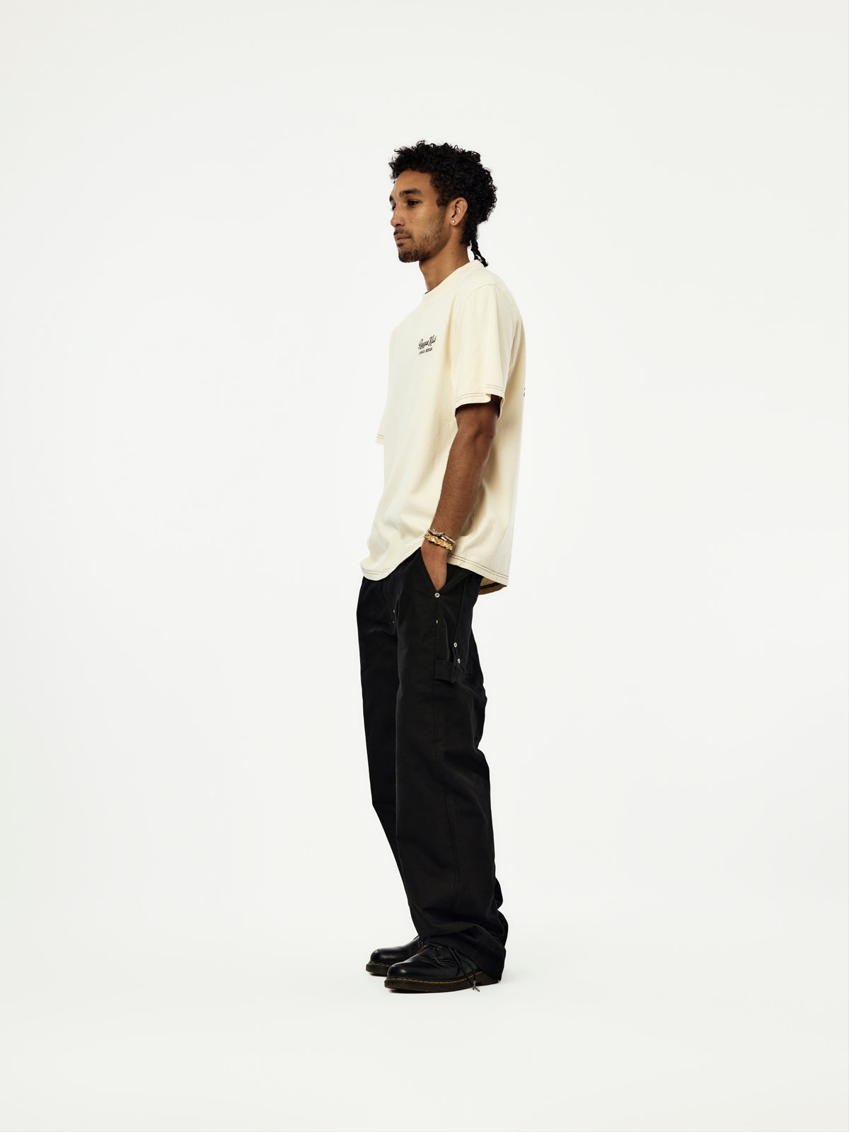 Nicholas Daley Lion Tee (Rice White)