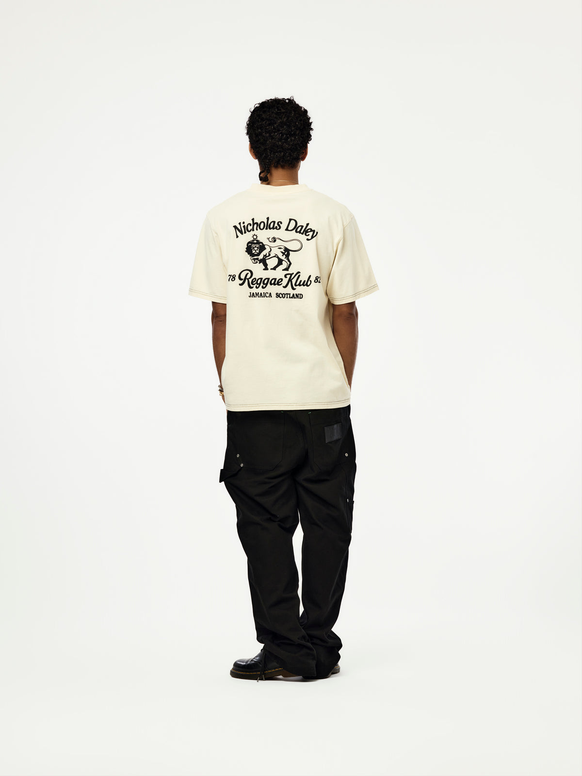 Nicholas Daley Lion Tee (Rice White)