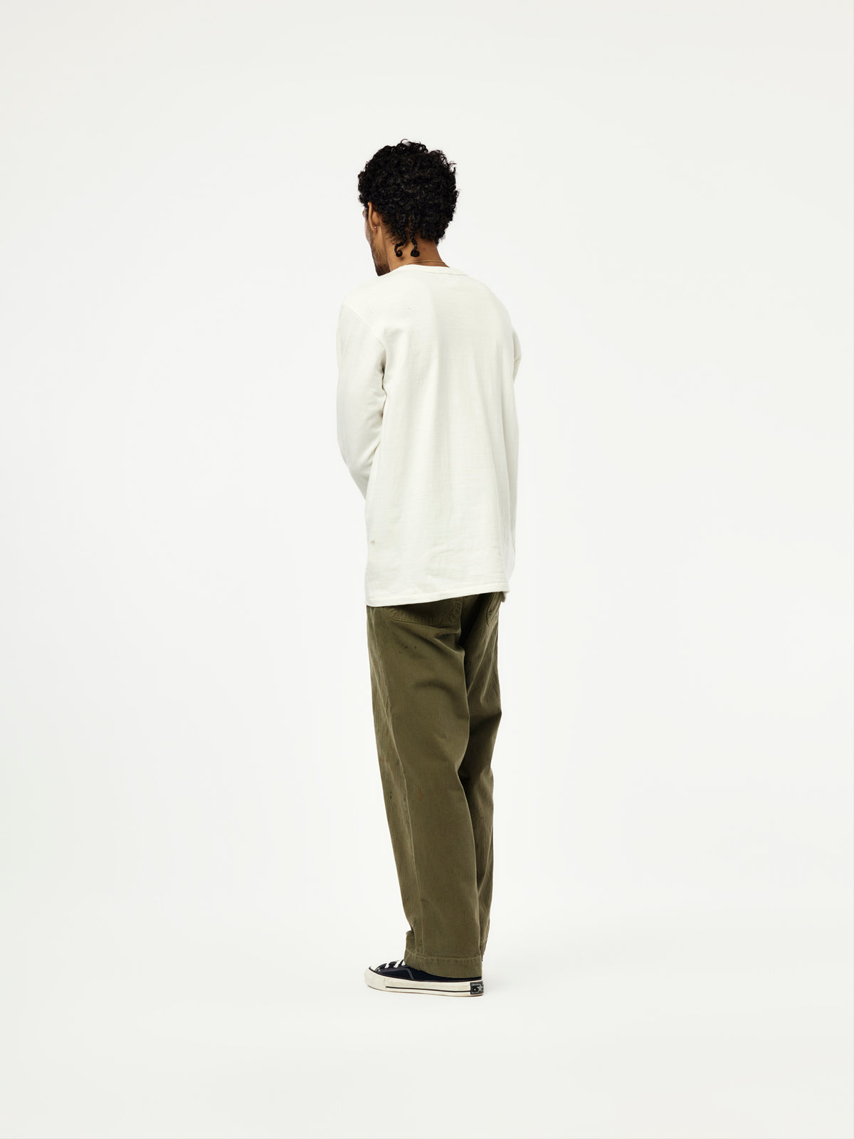 Weathered 88/12 LS Tee (White)