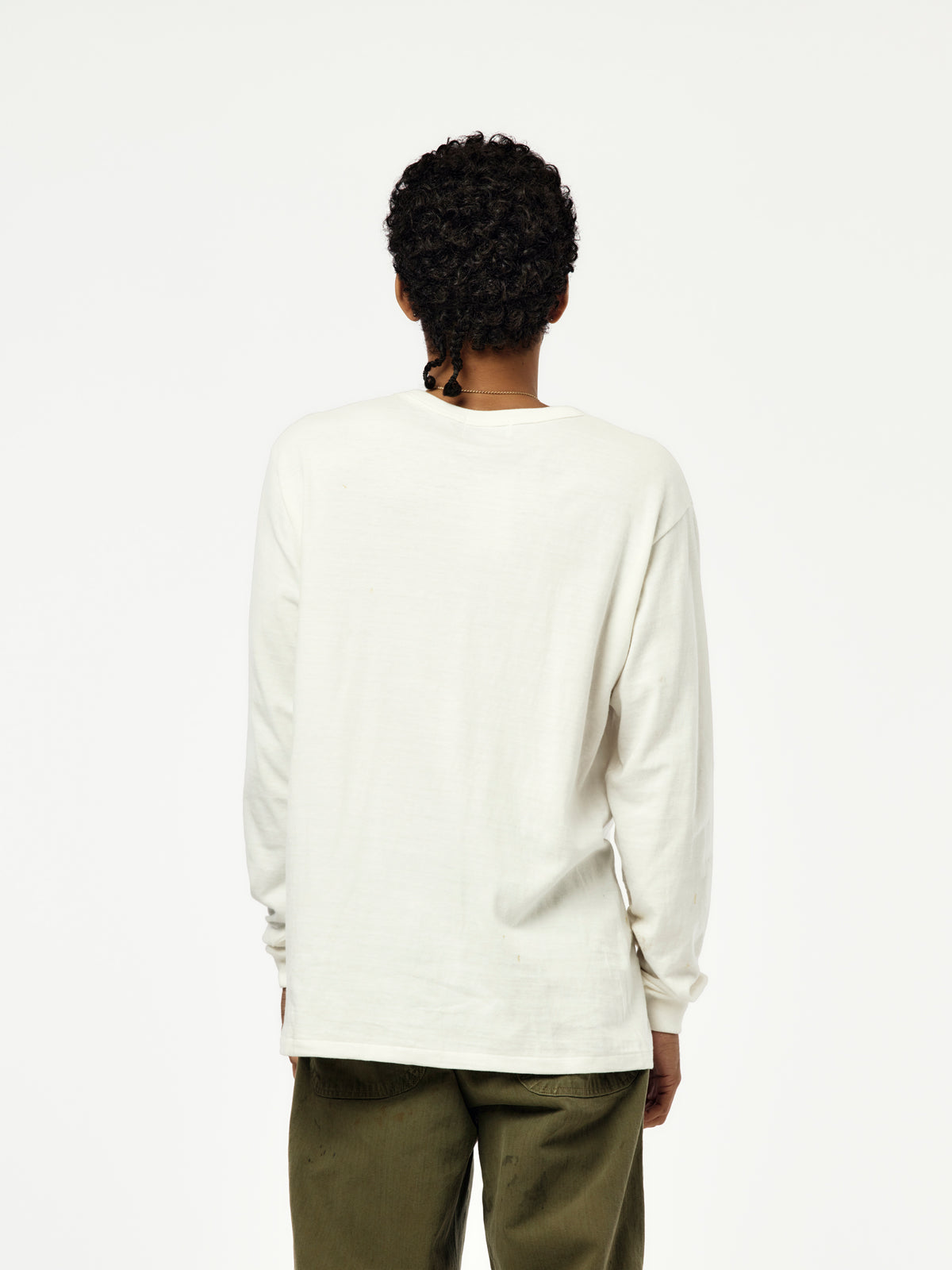 Weathered 88/12 LS Tee (White)