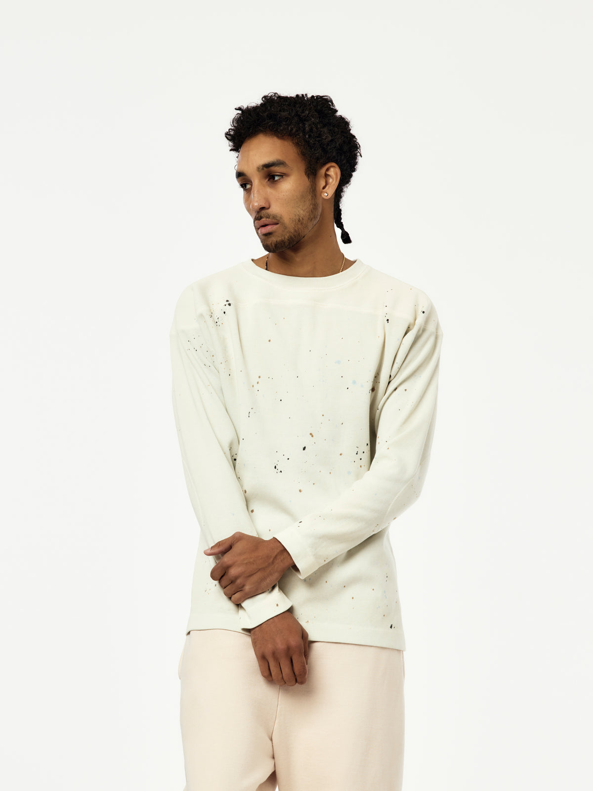 Painted Football Shirt (White)
