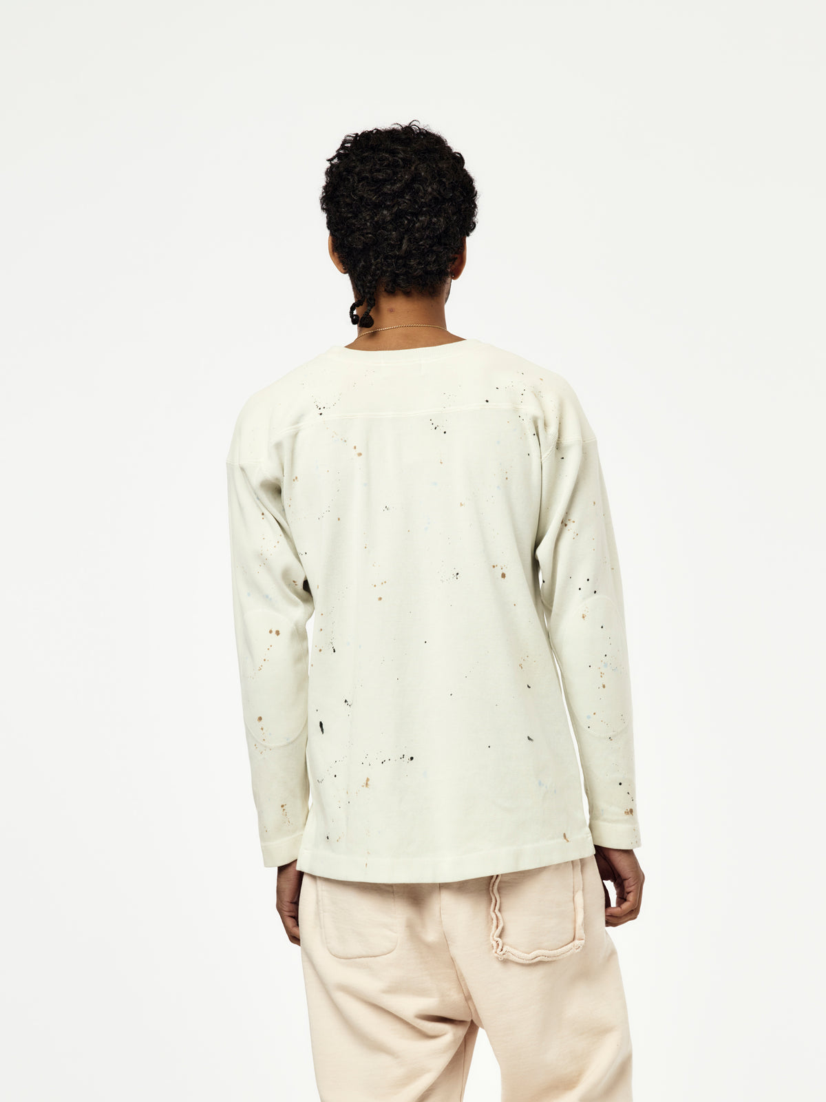 Painted Football Shirt (White)
