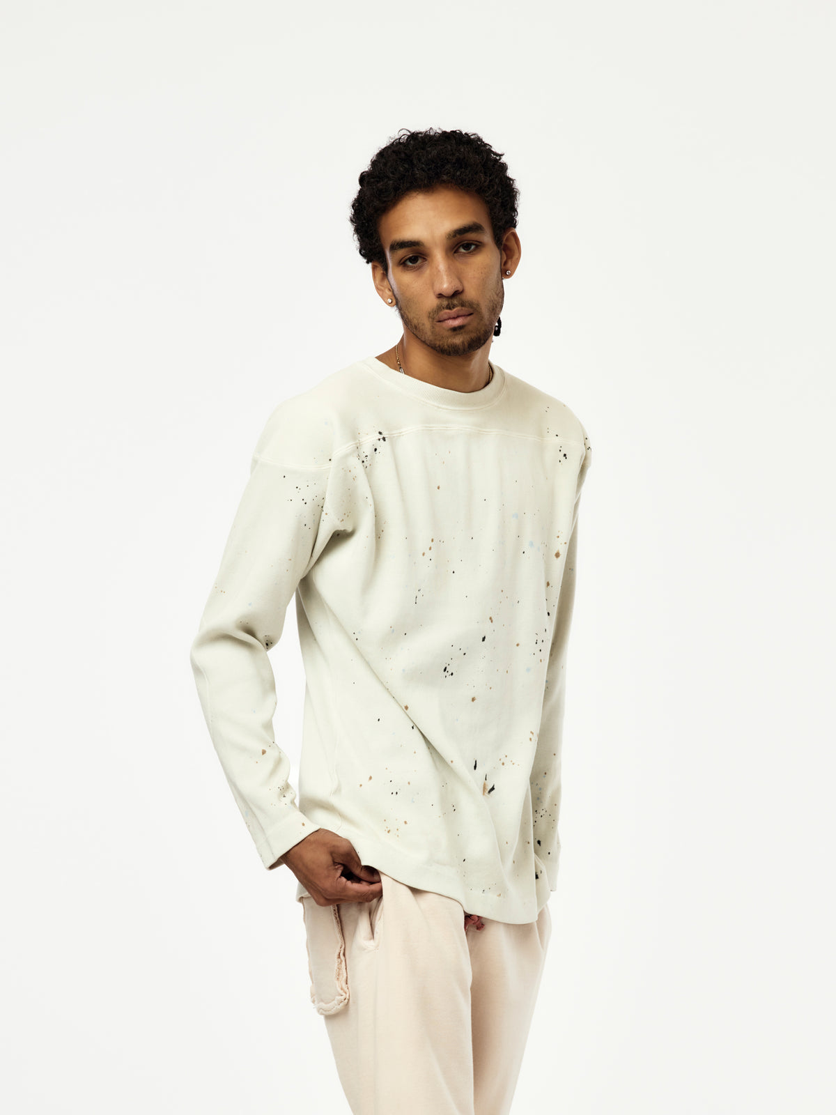 Painted Football Shirt (White)