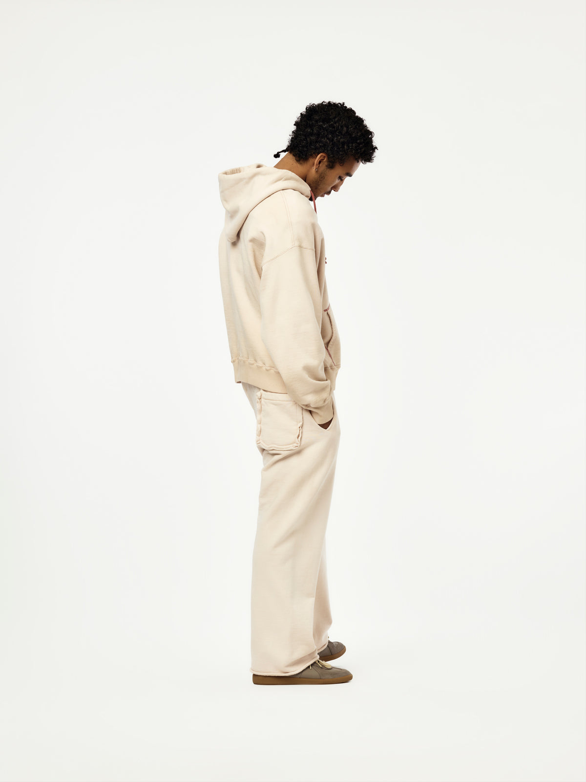 Overfaded Zip Hoodie (Faded Red)