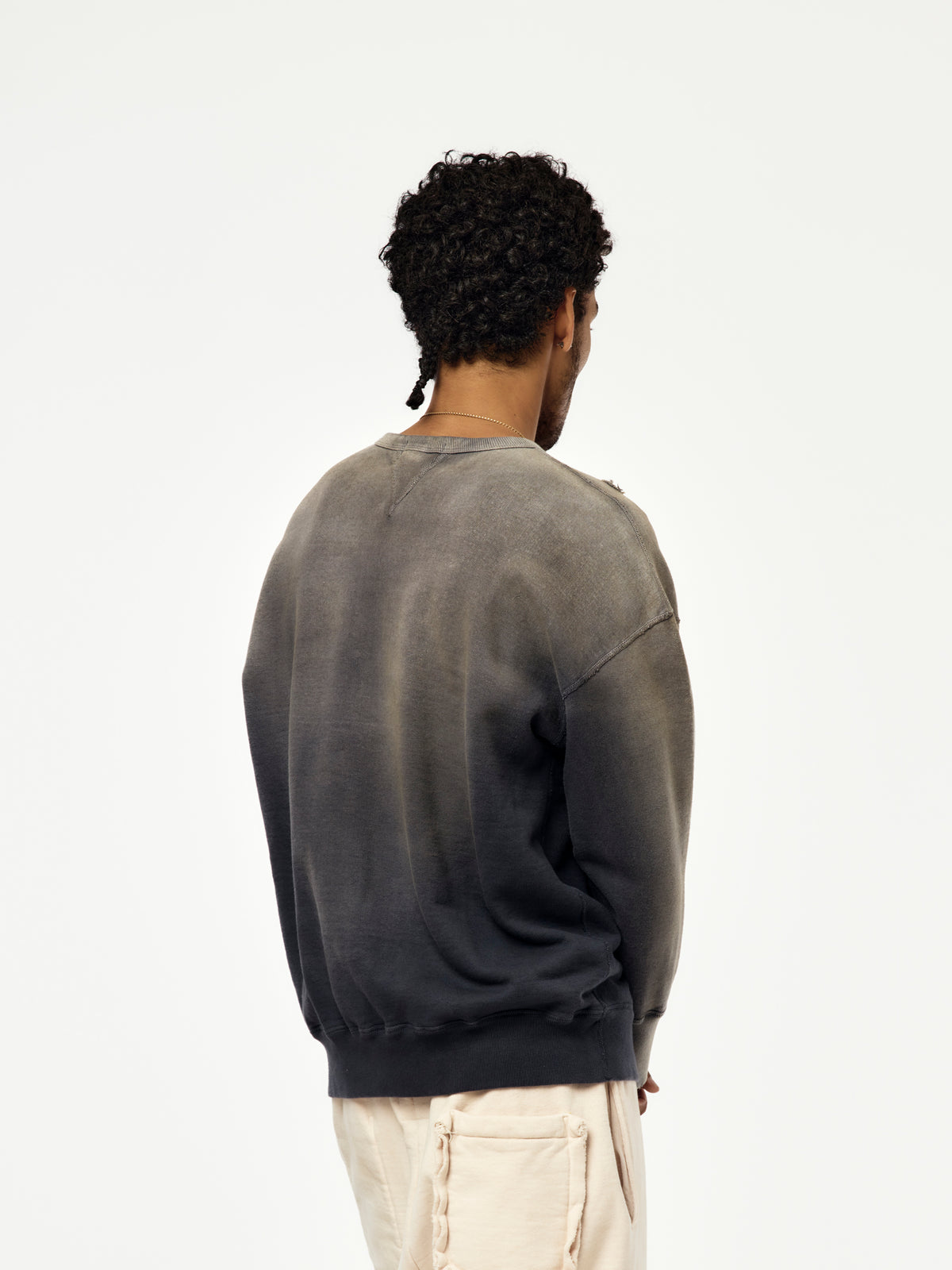 Field‑Worn Double V Sweatshirt (Eggplant)