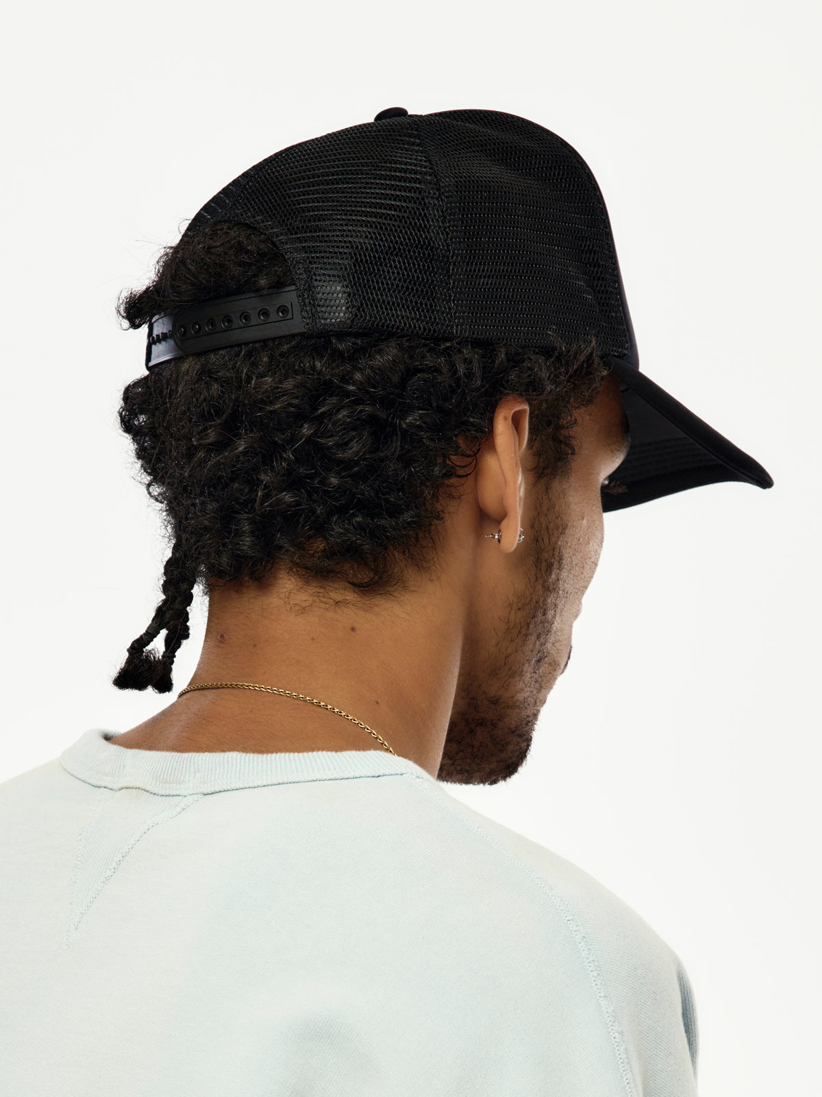 Nicholas Daley Lion Head Trucker Hat (Black)